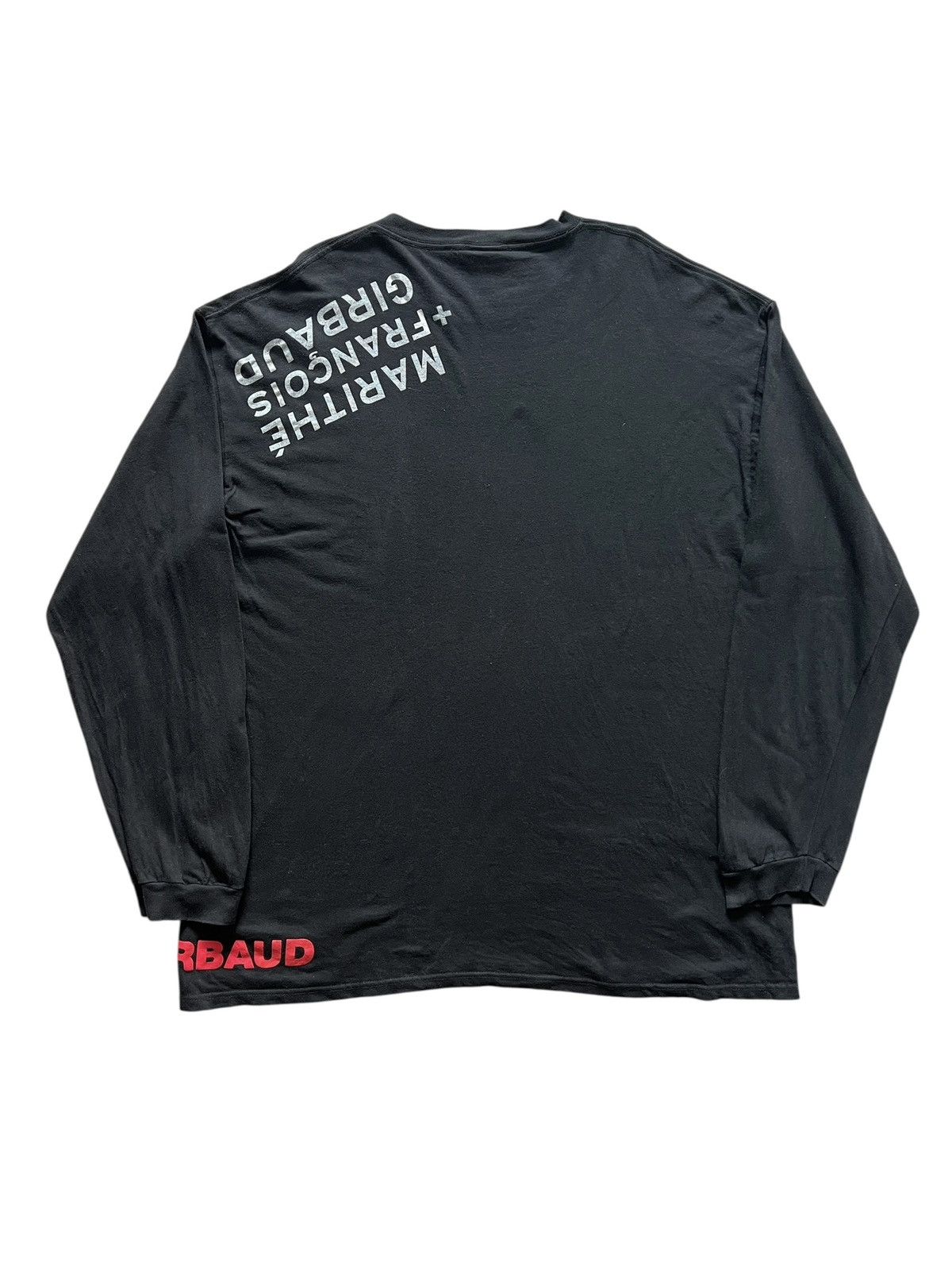 Marithe + Francois Girbaud 2000s Marithe Francois Girbaud Motion Logo Longsleeve Shirt Size US XL / EU 56 / 4 - 2 Thumbnail