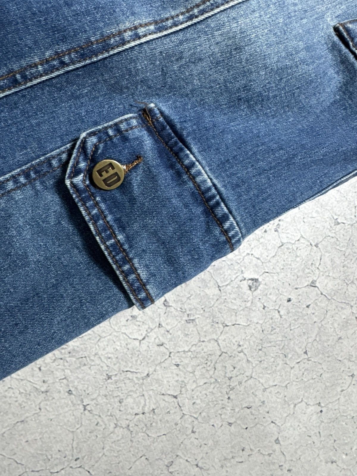 Ed Hardy Ed Hardy Women’s Big Logo Baggy Denim Jeans Size S Size 27" / US 4 / IT 40 - 4 Thumbnail
