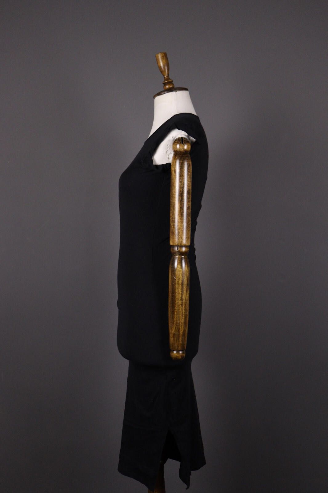 Allsaints AllSaints Gamma Rushed Black Party Tank Midi Dress Size S Size S / US 4 / IT 40 - 5 Thumbnail