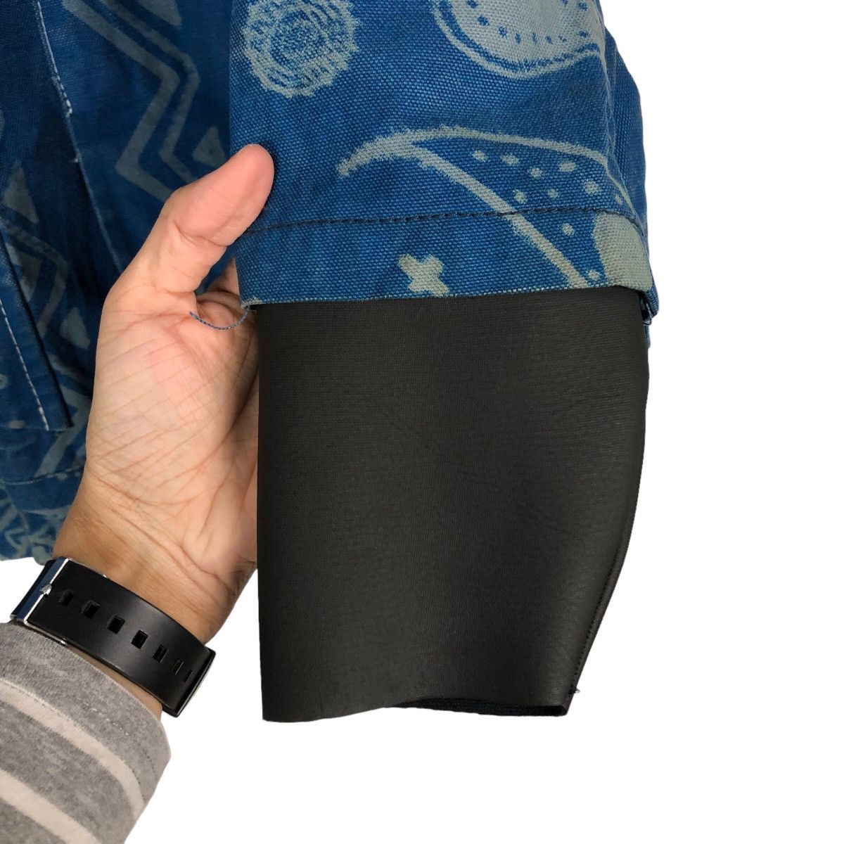 Blue Blue Japan 🔥Cropped Denim Jacket Biker Bondage Button Steel Japan Size US M / EU 48-50 / 2 - 15 Thumbnail