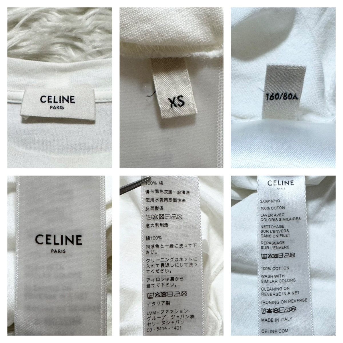 Celine Authentic Good Condition Celine Loose Fit Logo T-Shirt XS Size US XS / EU 42 / 0 - 2 Thumbnail