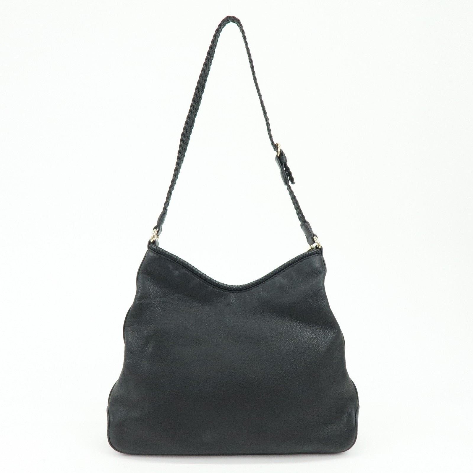 Gucci Gucci Marrakech Leather Shoulder Bag Black Size ONE SIZE - 2 Thumbnail