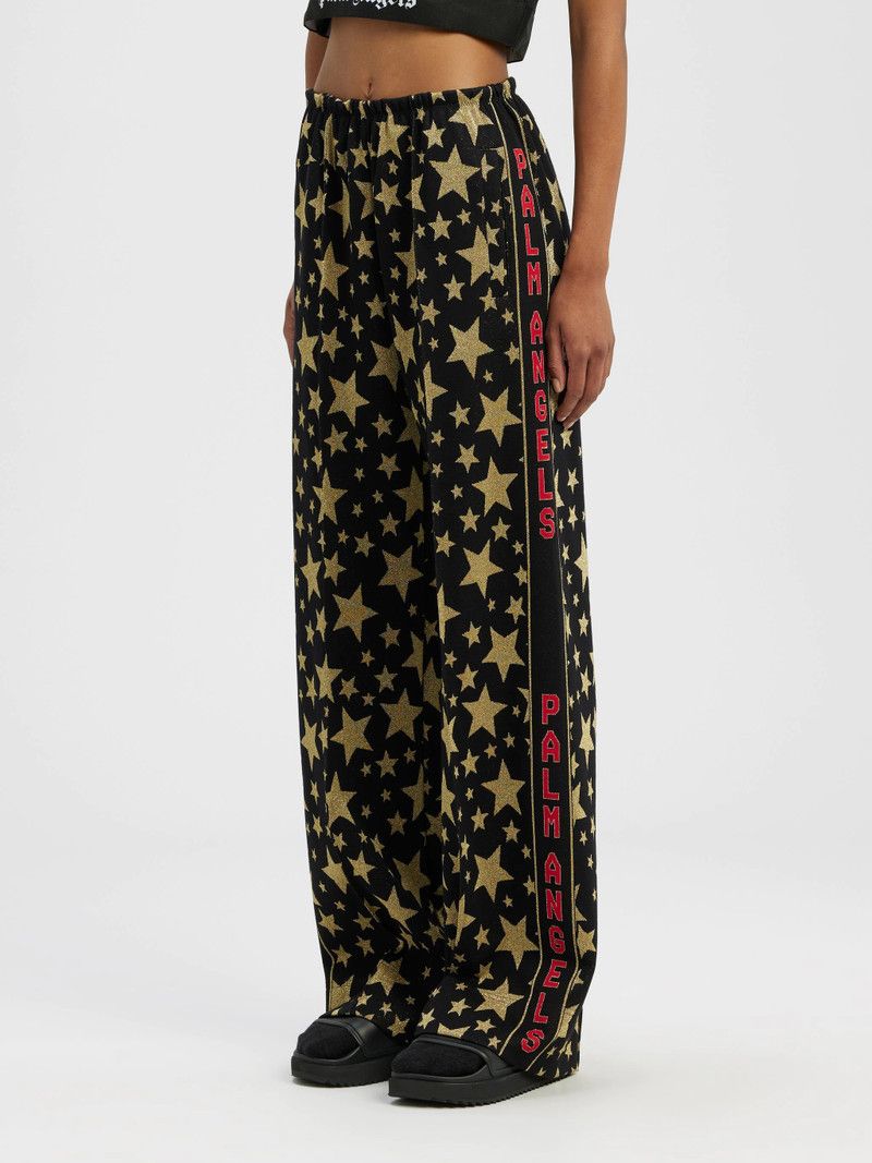 Palm Angels o1y1125 Sweatpant in Black/Gold Size 32" / US 10 / IT 46 - 3 Thumbnail