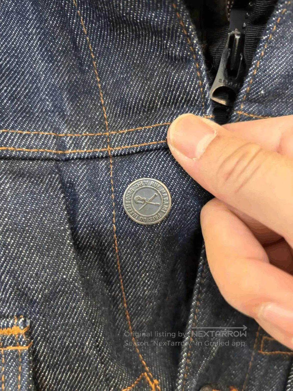 A.P.C. Sz 4 APC x Sacai Denim Patches Jacket. Size US XL / EU 56 / 4 - 4 Thumbnail
