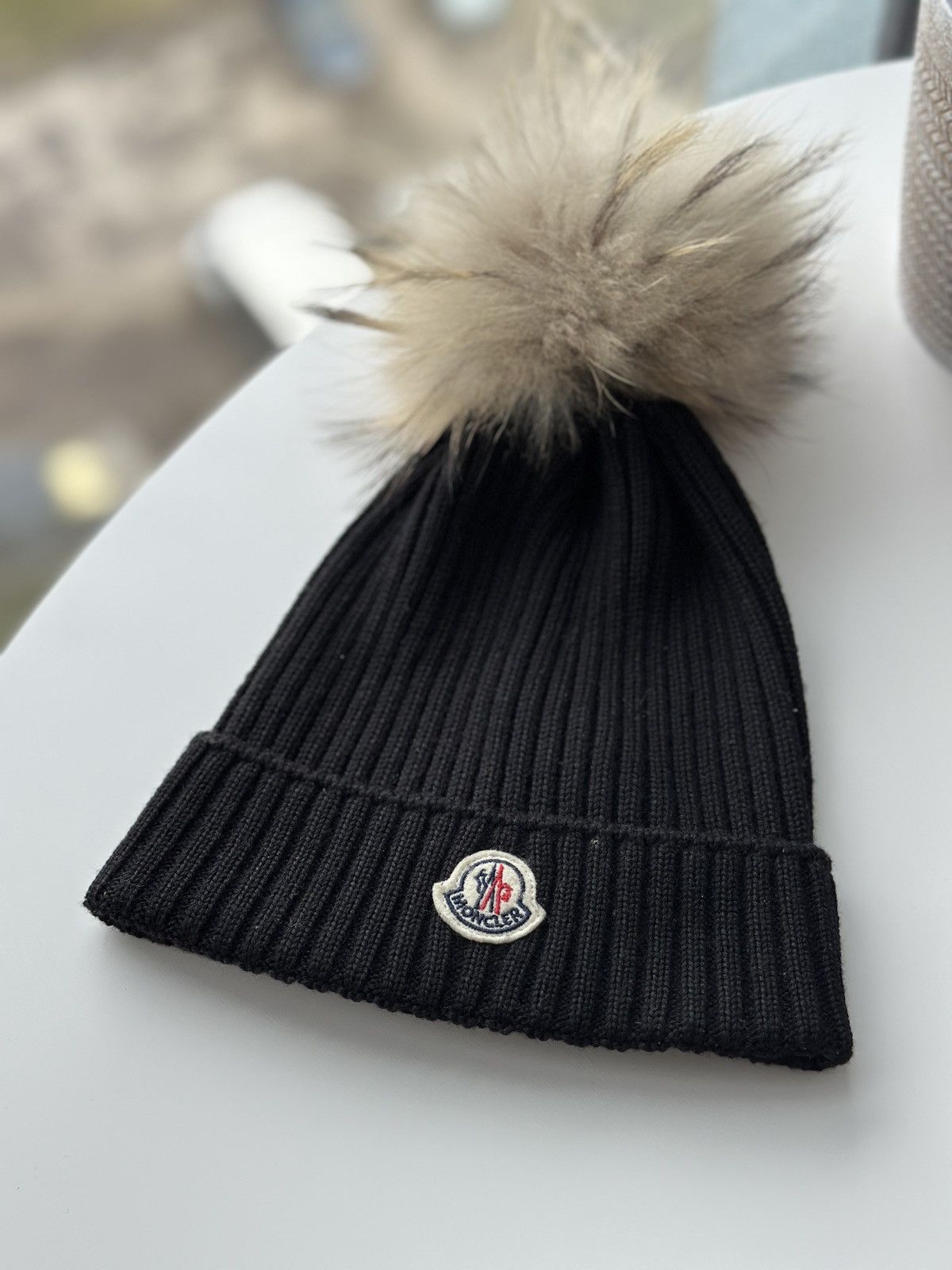 Moncler Moncler Women's Wool Hat Real Fur Size ONE SIZE - 1 Thumbnail