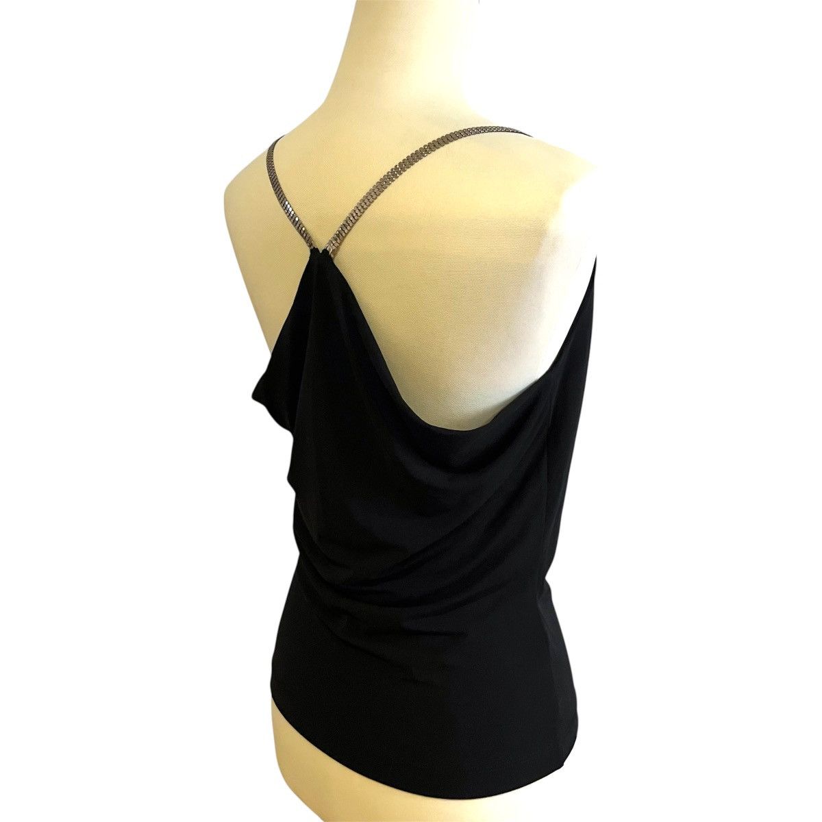 plein sud Vintage Plein Sud cowl neck top with silver chain detail Size S / US 4 / IT 40 - 8 Thumbnail