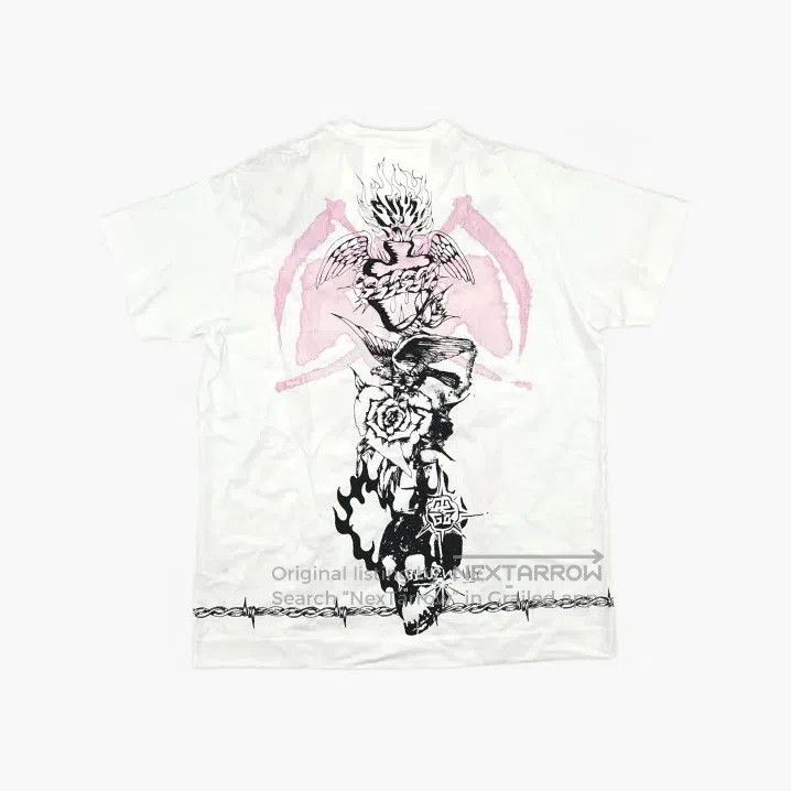 Givenchy Givenchy FW21 Gothic Print Loose Short-Sleeve T-Shirt. Size US S / EU 44-46 / 1 - 3 Thumbnail