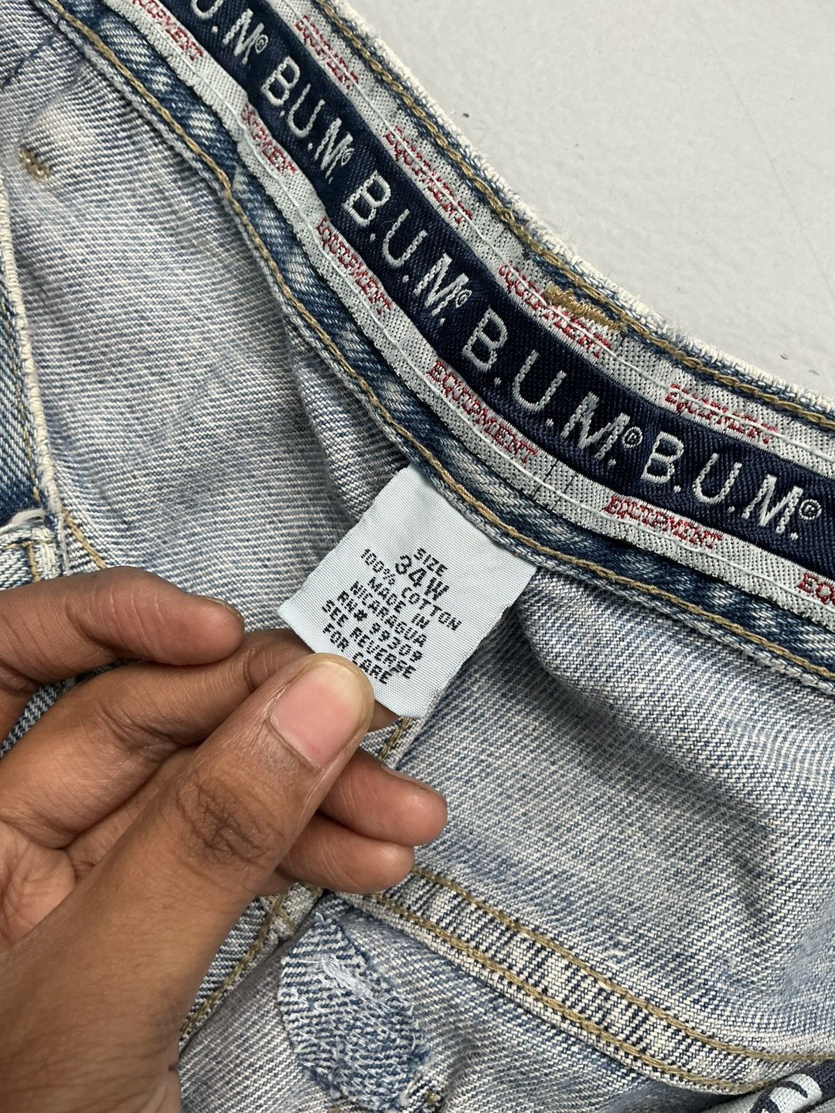 Designer Vintage BUM dusty short Size US 34 / EU 50 - 8 Thumbnail