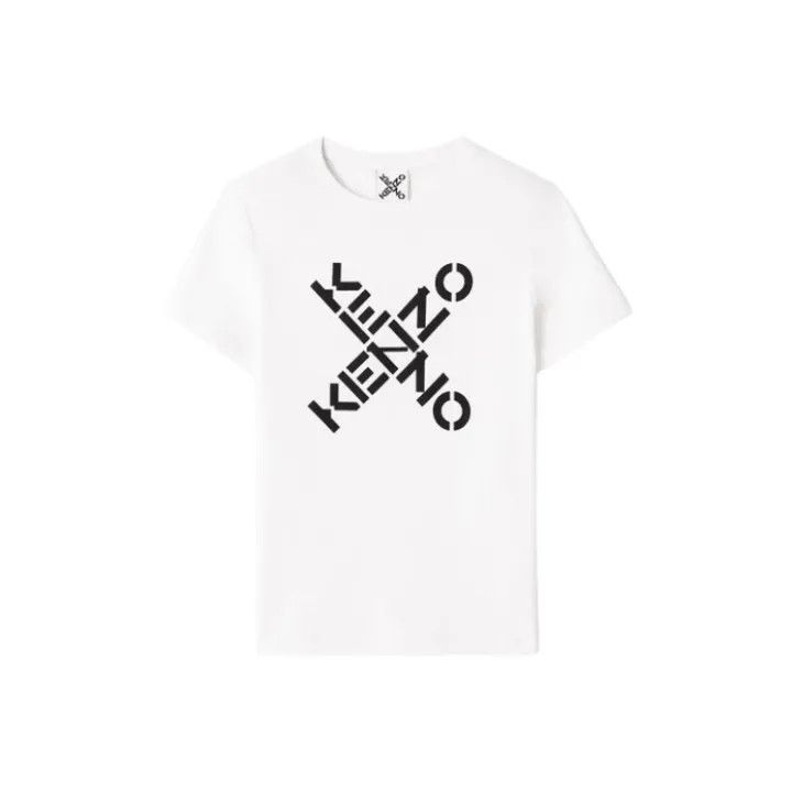 Kenzo KENZO Printed Logo Short Sleeve T-Shirt 0079 Size S / US 4 / IT 40 - 1 Thumbnail