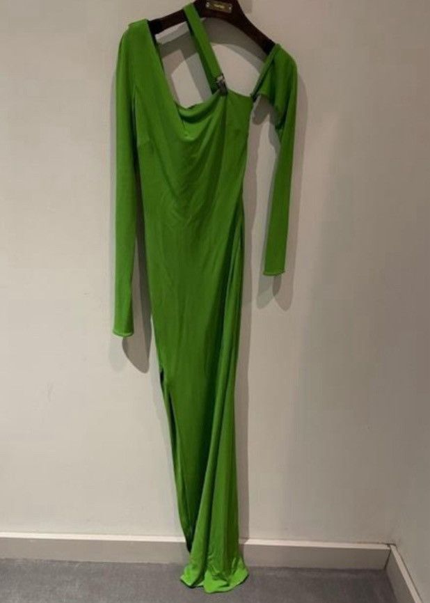 Tom Ford 🔥$3.9K VALUE 🔥Tom Ford Off Shoulder Dress in Green Size S / US 4 / IT 40 - 1 Preview