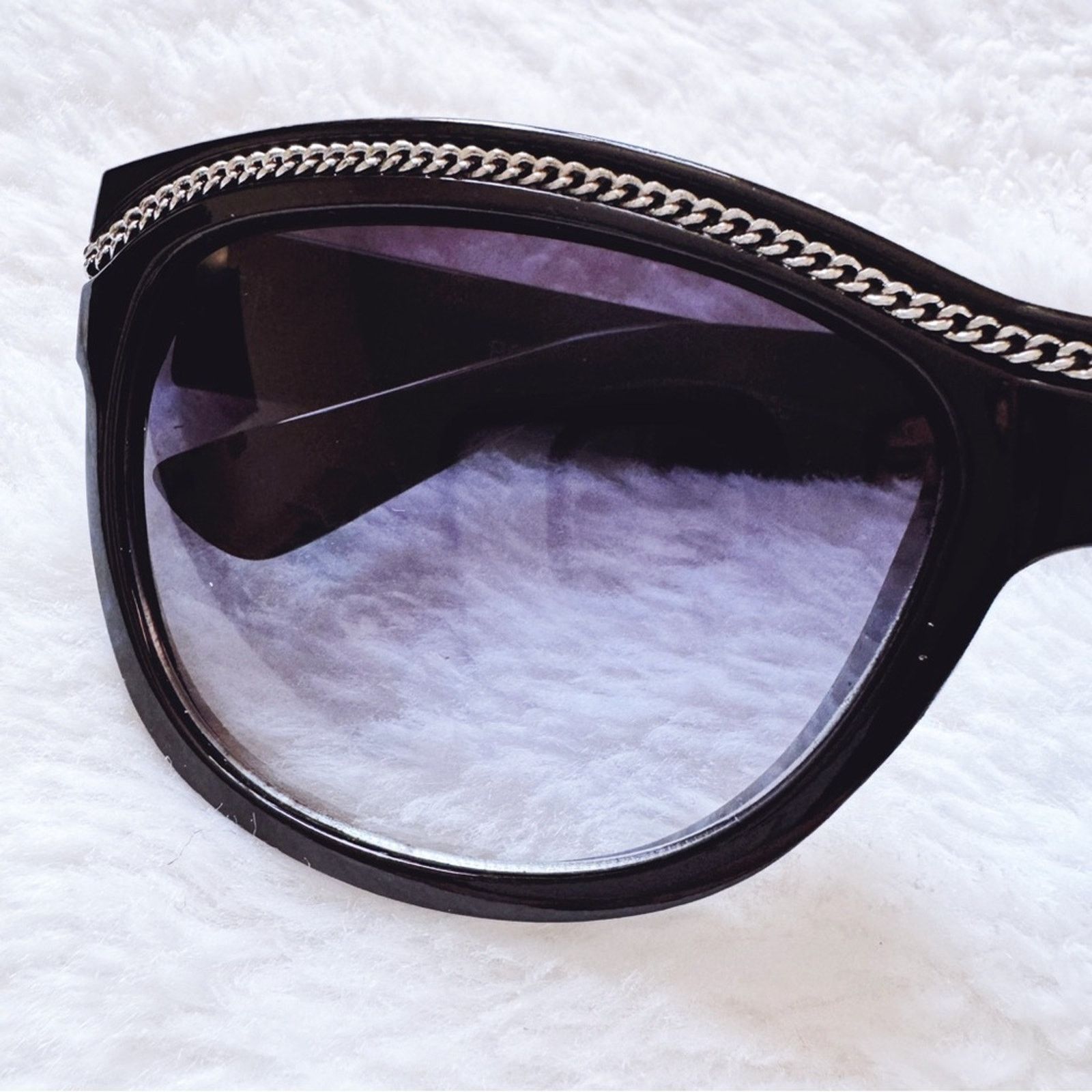 Other Rina Black w/Silver Accent Sunglasses Size ONE SIZE - 3 Thumbnail