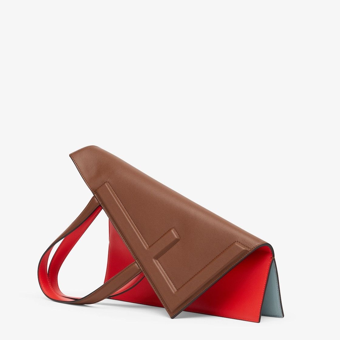 Fendi o1s1wg111224 Size: OS / Flip Medium Bag in Red & Brown Size ONE SIZE - 1 Thumbnail