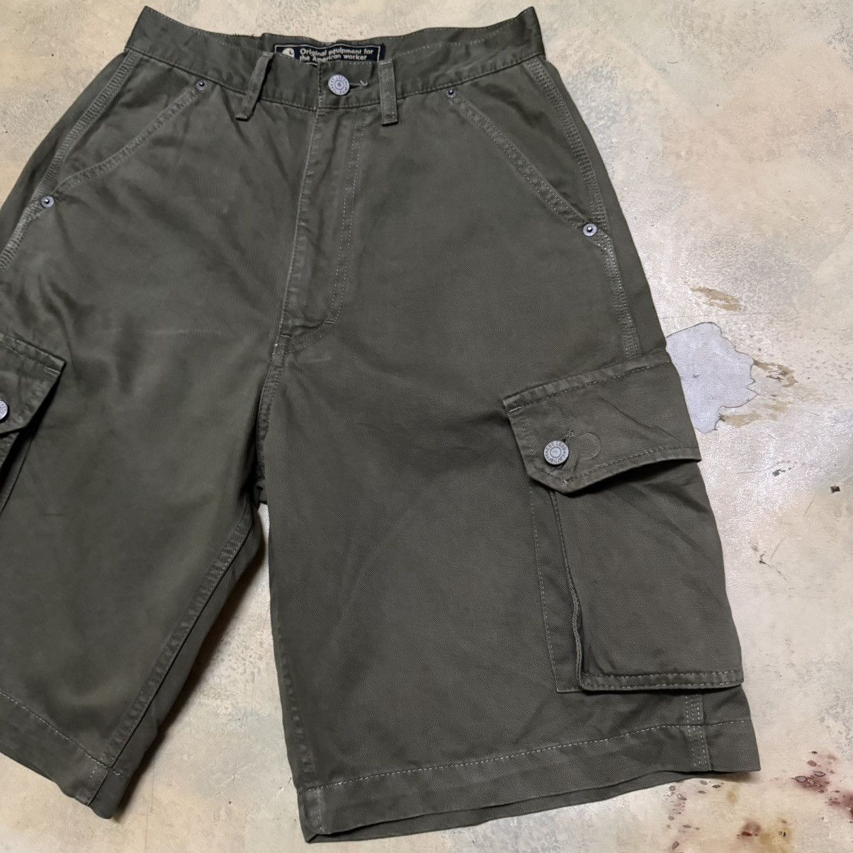 Carhartt × Vintage Carhartt Cargo Short Pants Size US 27 - 4 Thumbnail