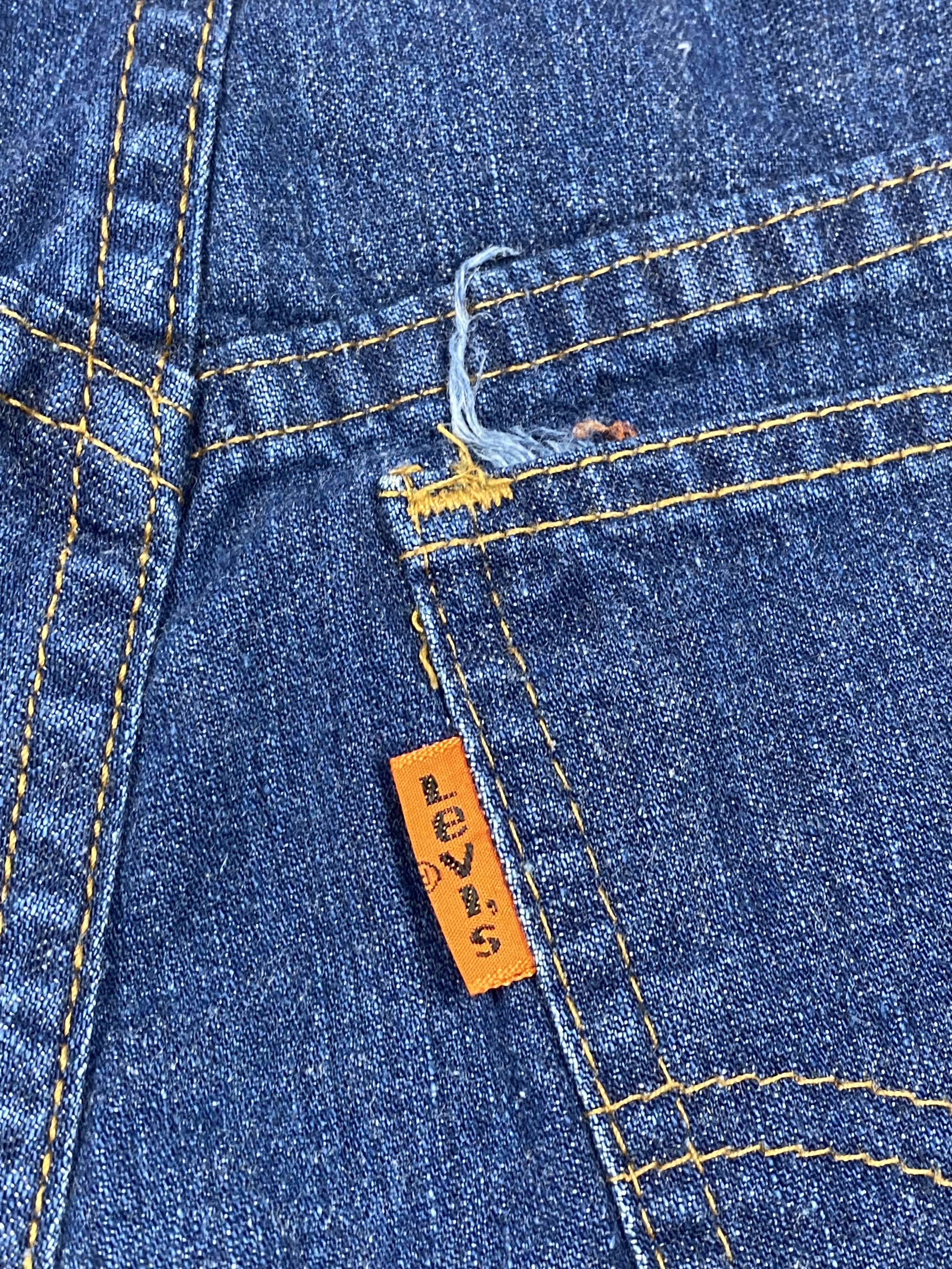 Levi's SICKS💥 Jeans Scovil Garlock Flare Bootcut Orange Tab Rare Size 26" / US 2 / IT 38 - 13 Thumbnail