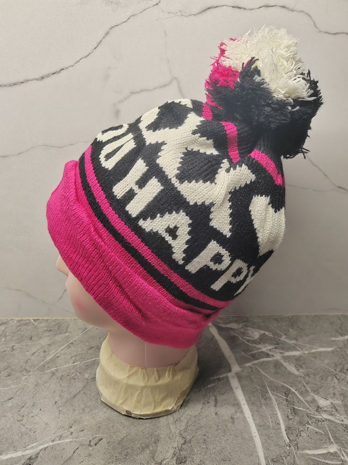 Japanese Brand Vintage Make You Happy Snowcap Beanie Size ONE SIZE - 1 Thumbnail