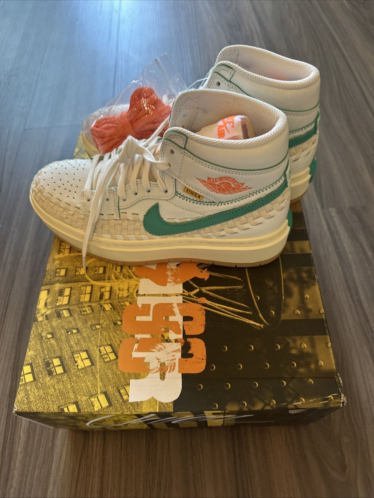 Nike × Union LA Jordan 1 High Elevate SP Union LA x Bephies Women’s Size 9.5 Size US 9.5 / IT 39.5 - 4 Thumbnail