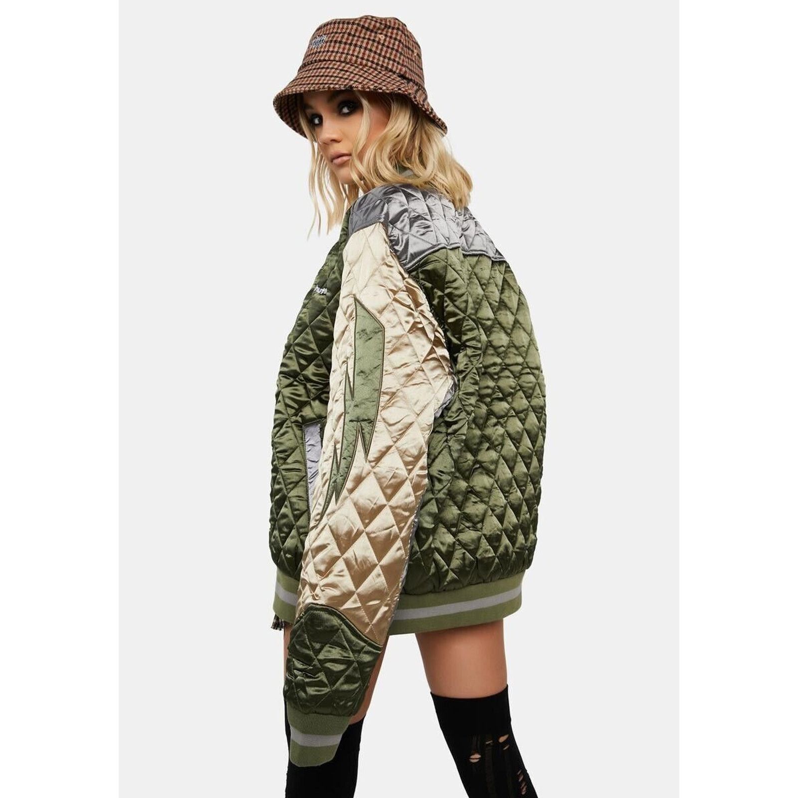 Huf Huf Lightning bomber jacket green UNSIX Size XS Size US XS / EU 42 / 0 - 1 Thumbnail