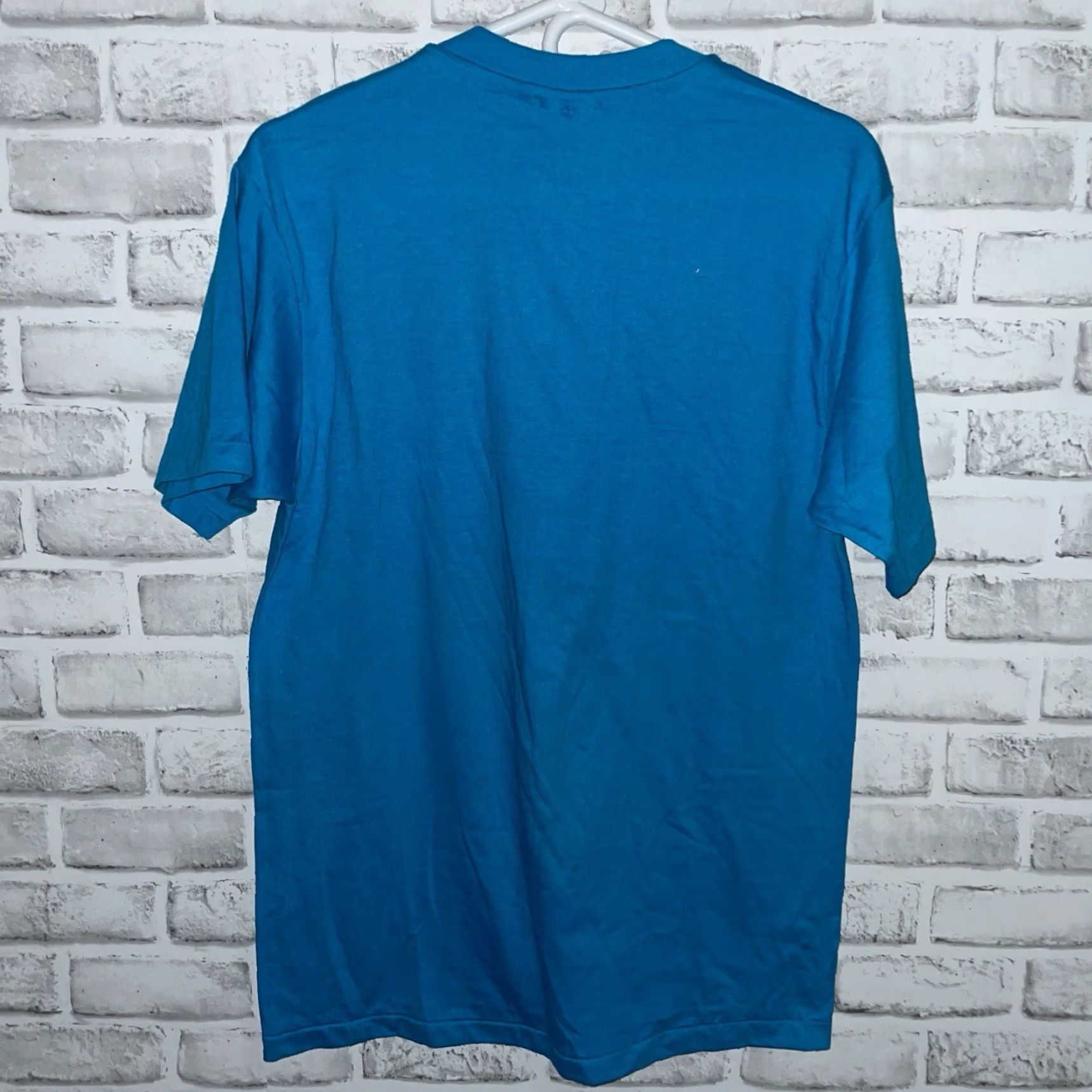 Hanes VINTAGE Hanes T-Shirt Blue Oktoberfest Prescott Valley USA Mens L Single Stitch Shirt Size US L / EU 52-54 / 3 - 5 Thumbnail