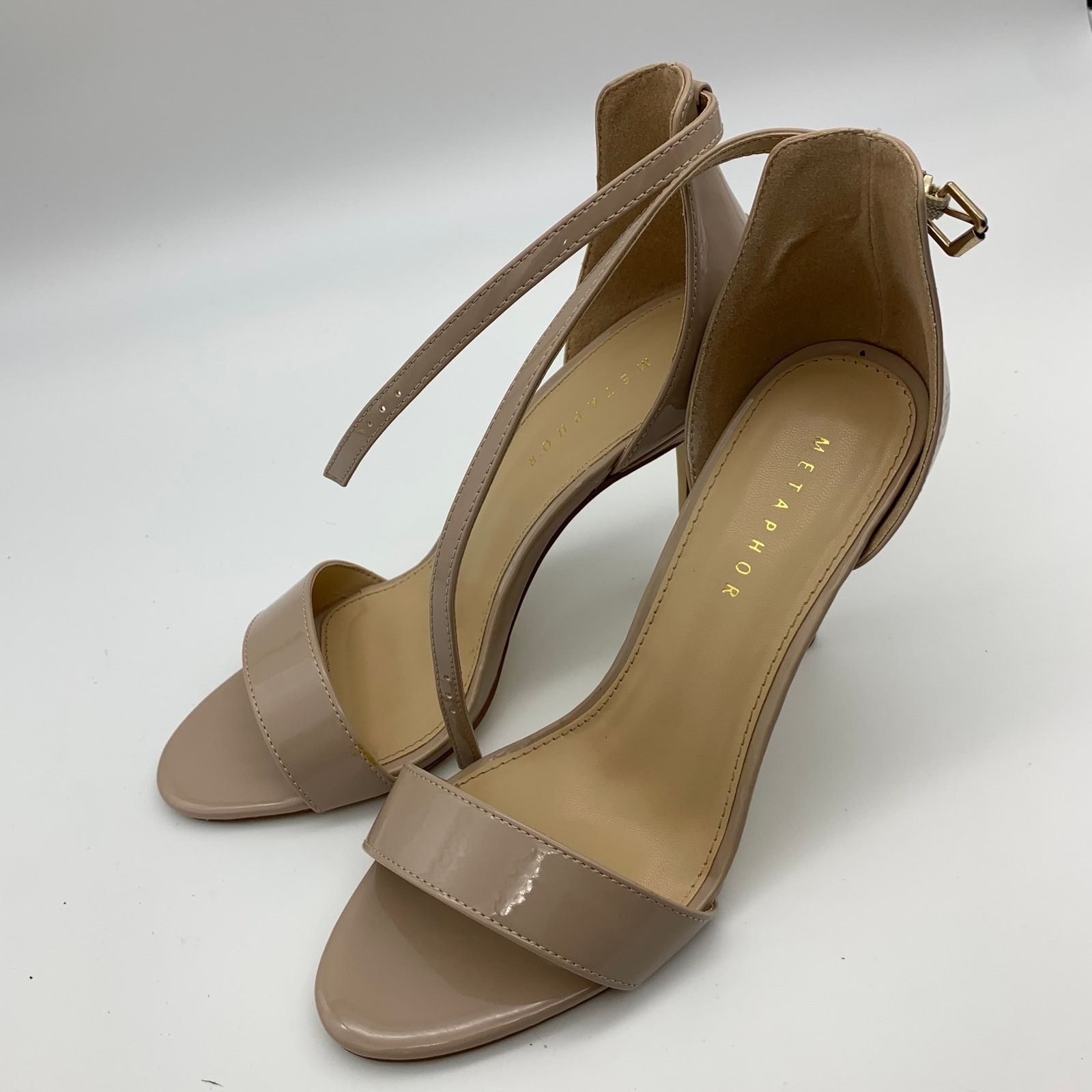Other Metaphor Women's Shoes Beige Heel Size 9.5M Size US 9.5 / IT 39.5 - 2 Thumbnail