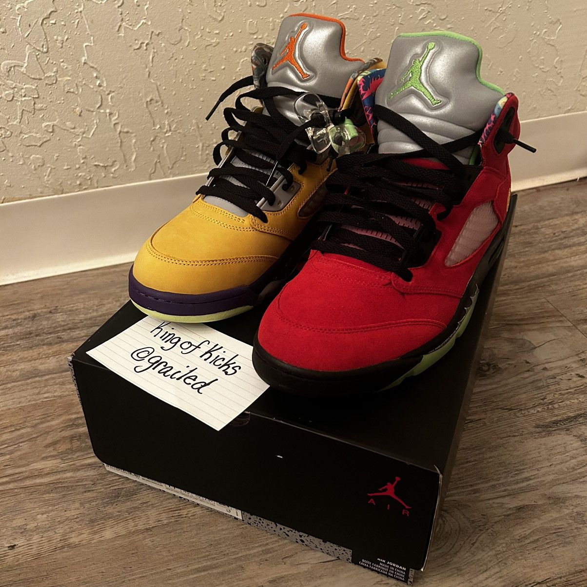 Jordan Brand × Nike Air Jordan 5 Retro SE ‘What The’ Size US 11 / EU 44 - 1 Thumbnail