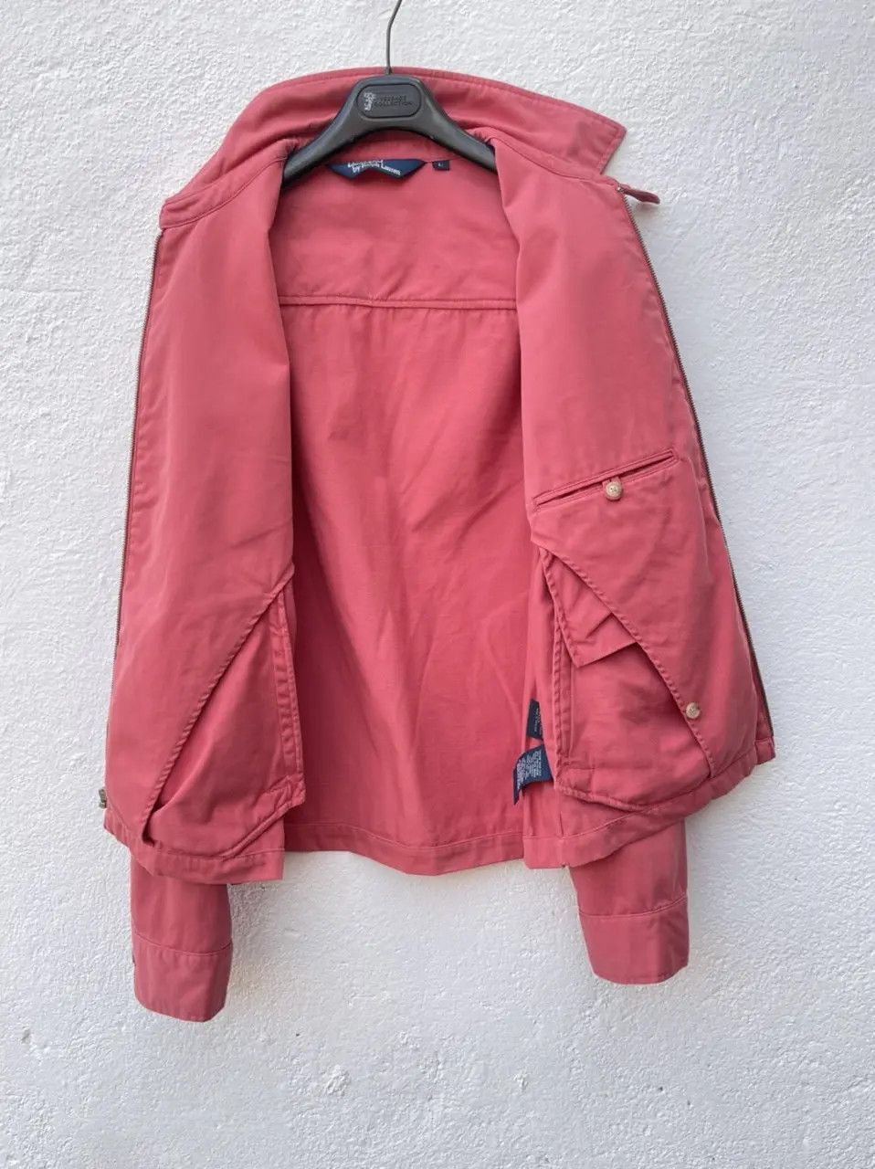 Polo Ralph Lauren 🔥 pink salmon bomber jacket size L polo Ralph Lauren Size US L / EU 52-54 / 3 - 10 Thumbnail