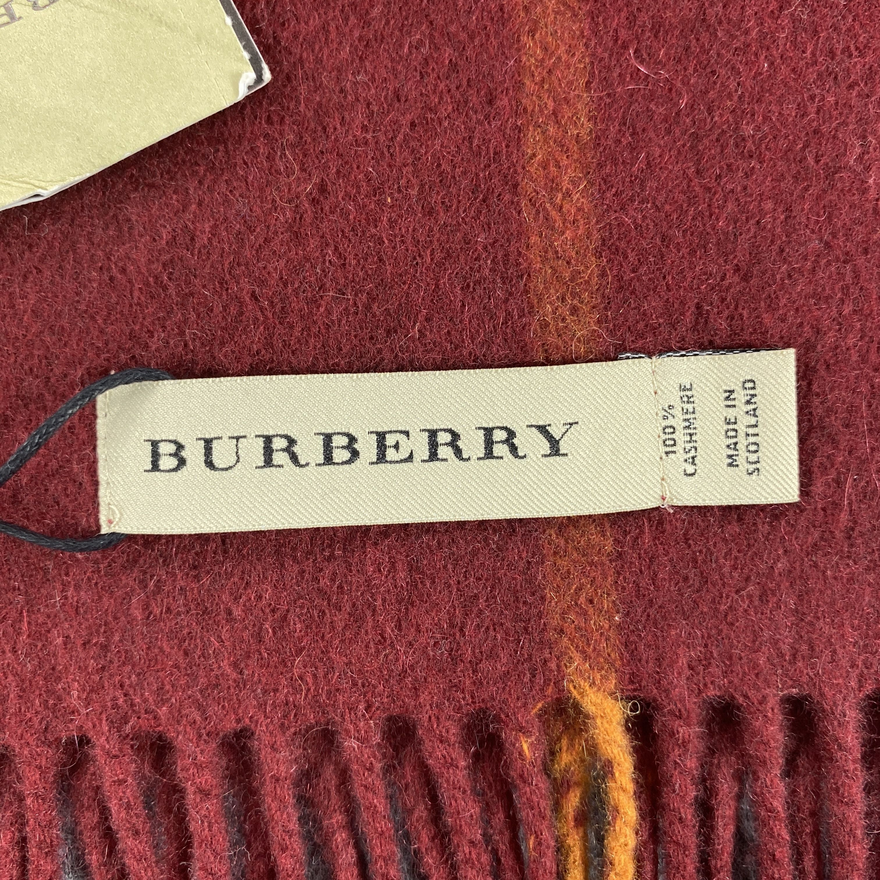 Burberry × Vintage GF10676 Burberry Scarf Neck Wear Muffler Nova Check Size ONE SIZE - 2 Thumbnail