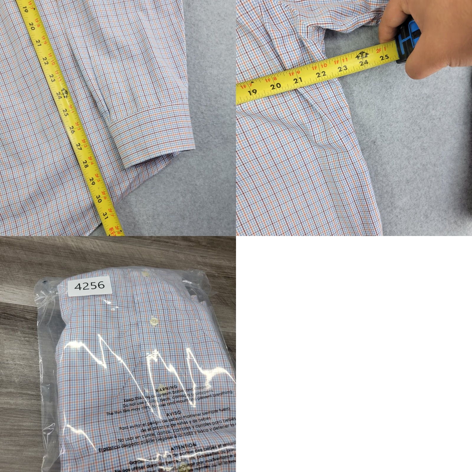 Brooks Brothers Brooks Brothers shirt Men 15 1/2 - 35 Non Iron check Dress casual traditional Shirt Adults Size US L / EU 52-54 / 3 - 8 Thumbnail