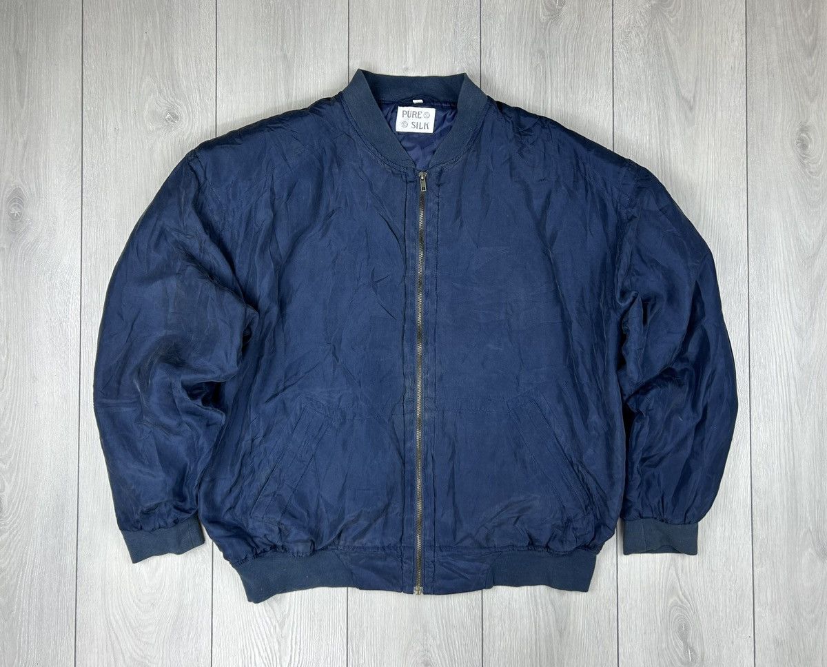 Vintage Vintage Silk Bomber Jacket size XL Size US XL / EU 56 / 4 - 1 Thumbnail