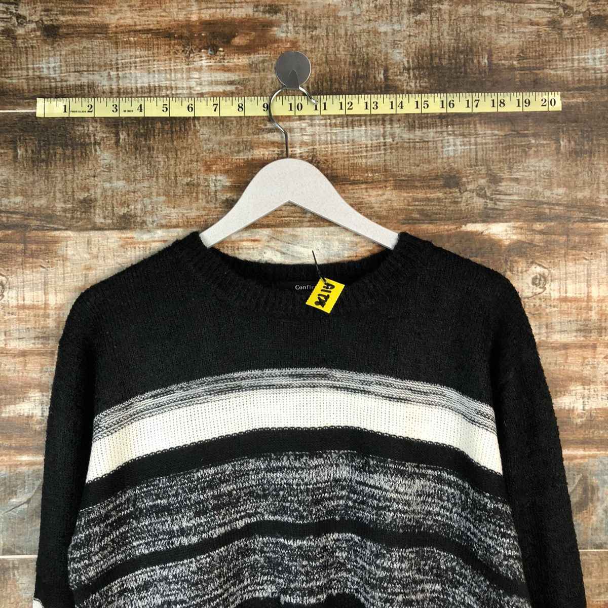 Homespun Knitwear × Japanese Brand Confirm Black Knitwear #A1728 Size US L / EU 52-54 / 3 - 4 Thumbnail