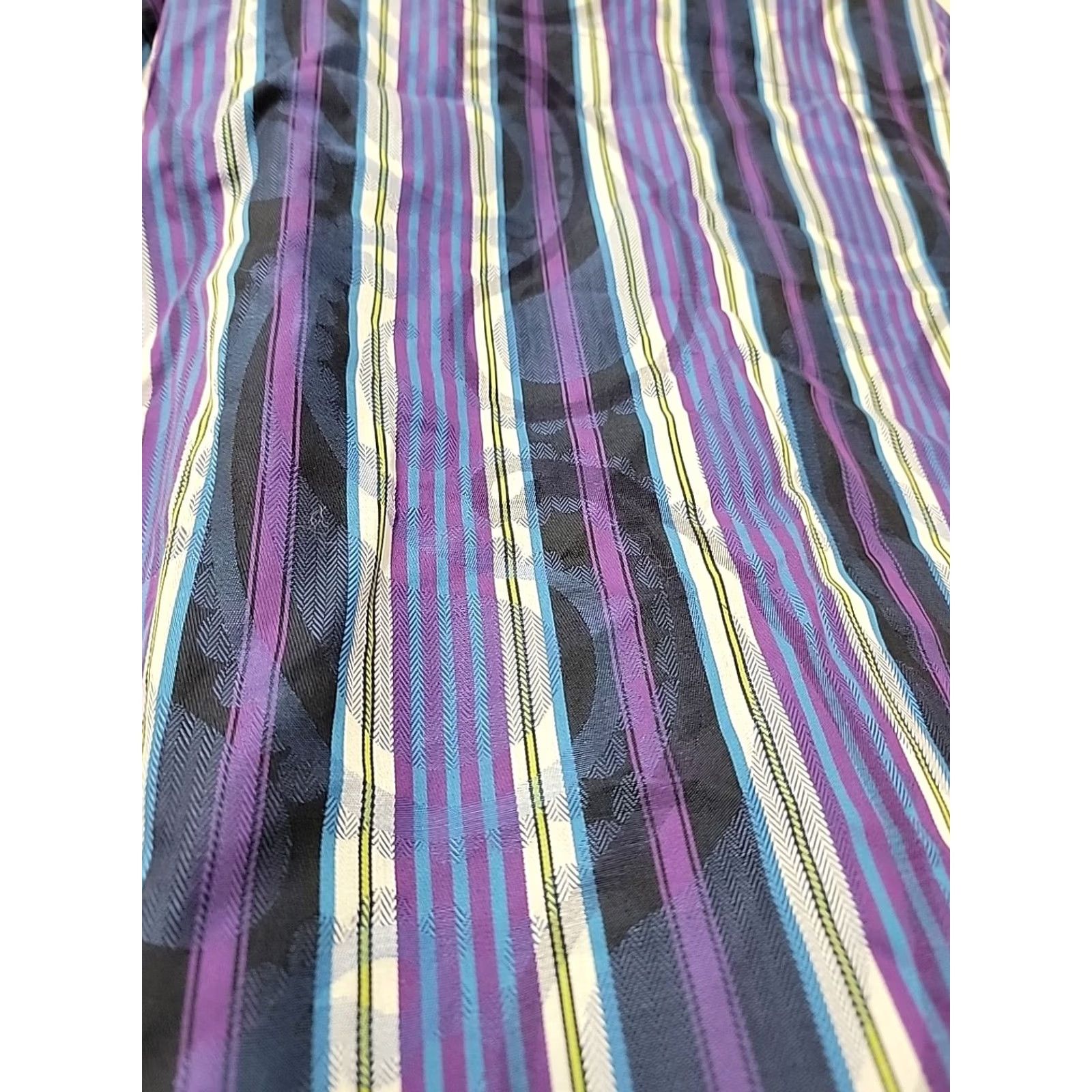 Robert Graham Robert Graham Mens Button-Down Shirt Stripe Multicolor L Large Regular Long Sleeve Button-Up Shirt Size US L / EU 52-54 / 3 - 7 Thumbnail