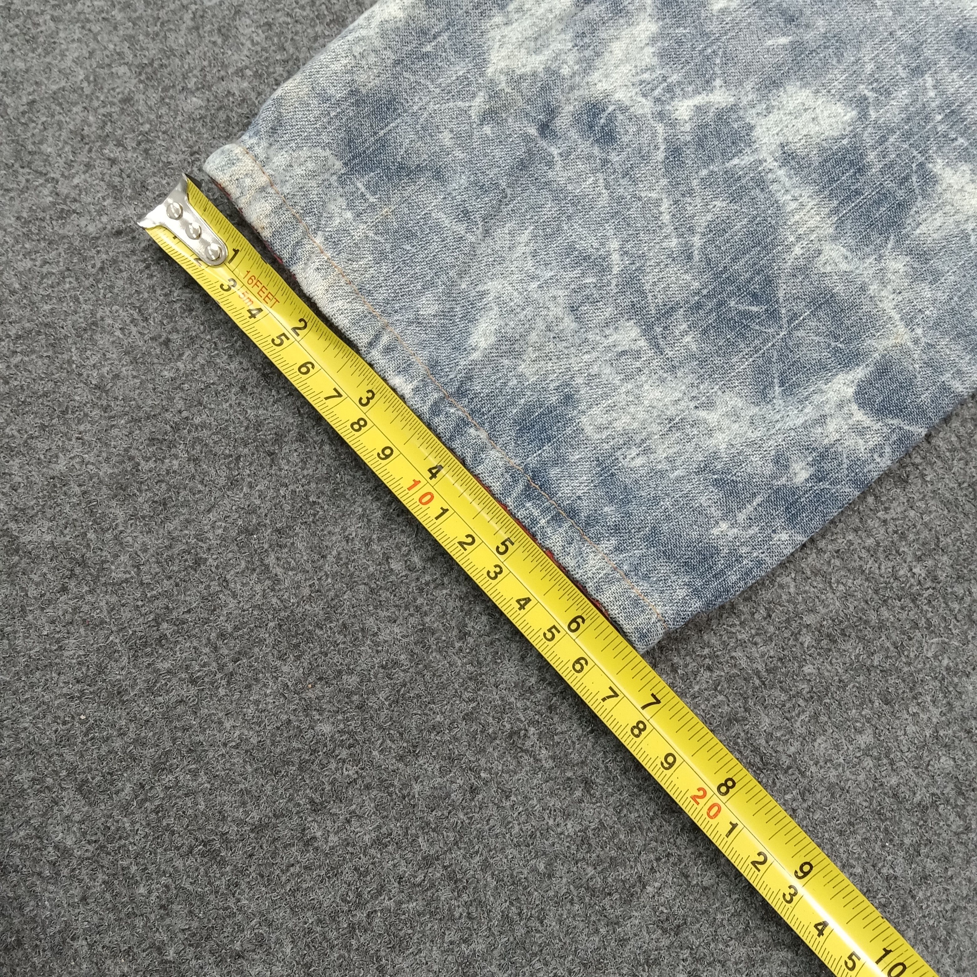 Number (N)ine Number Nine Japan Straight Acid Wash Denim C265N9 Size US 32 / EU 48 - 14 Thumbnail