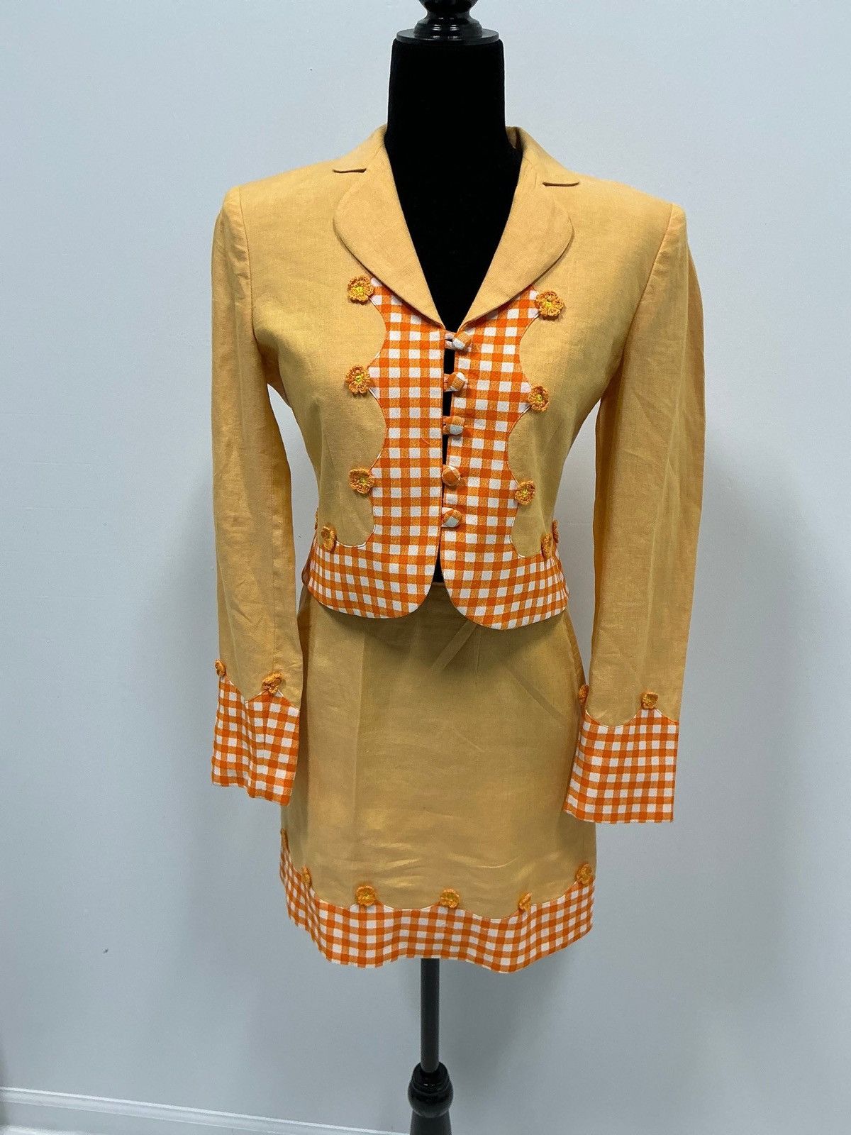 Moschino Moschino Cheap & Chic Skirt Suit – Romy & Michele Size M / US 6-8 / IT 42-44 - 3 Thumbnail