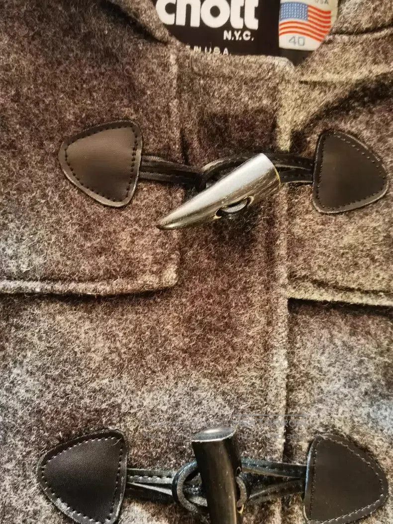 Schott Schott Vintage woolen hooded coat Size US L / EU 52-54 / 3 - 5 Thumbnail