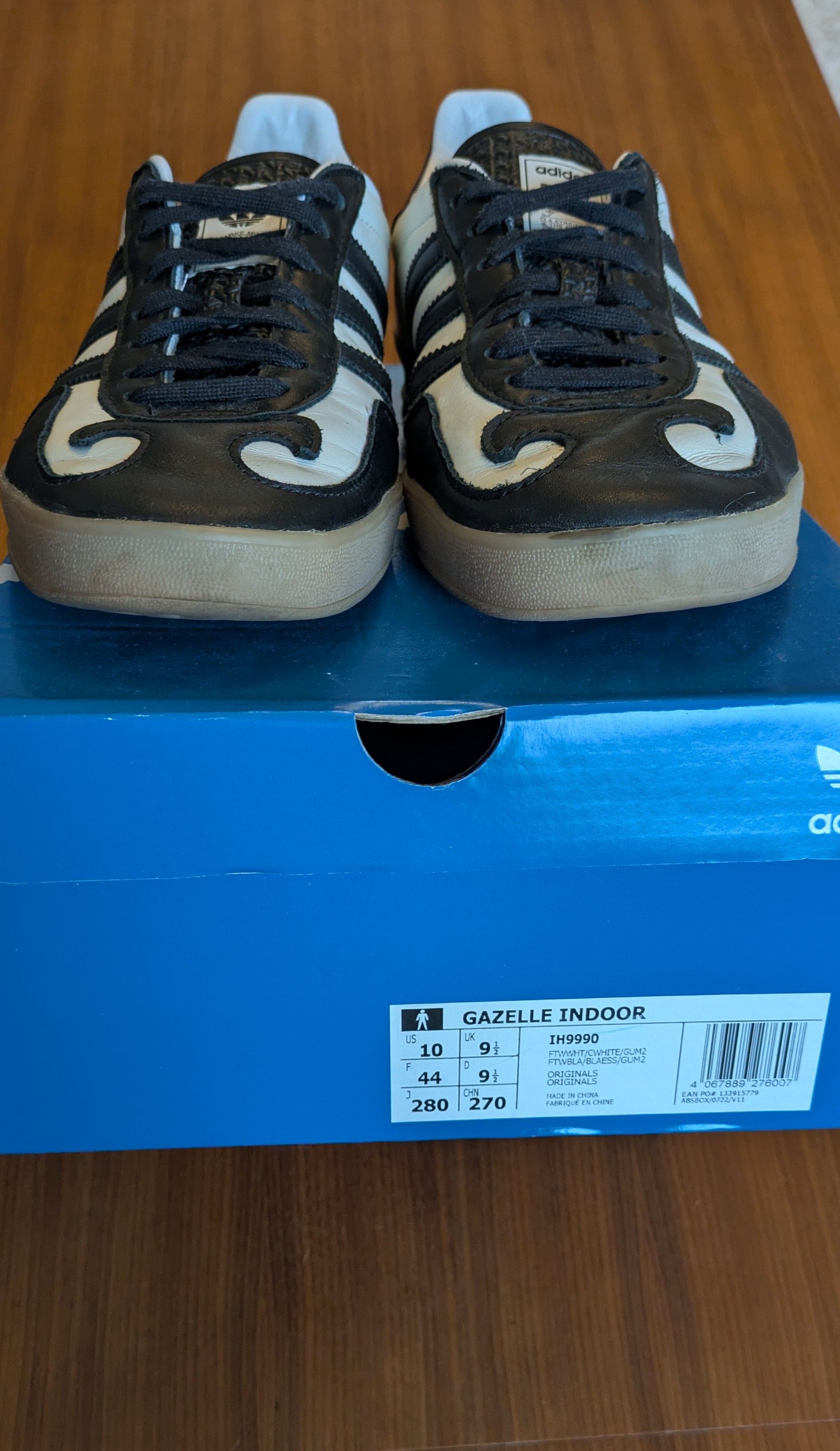 Adidas Adidas Gazelles Leather Sneakers Size US 10 / EU 43 - 7 Thumbnail