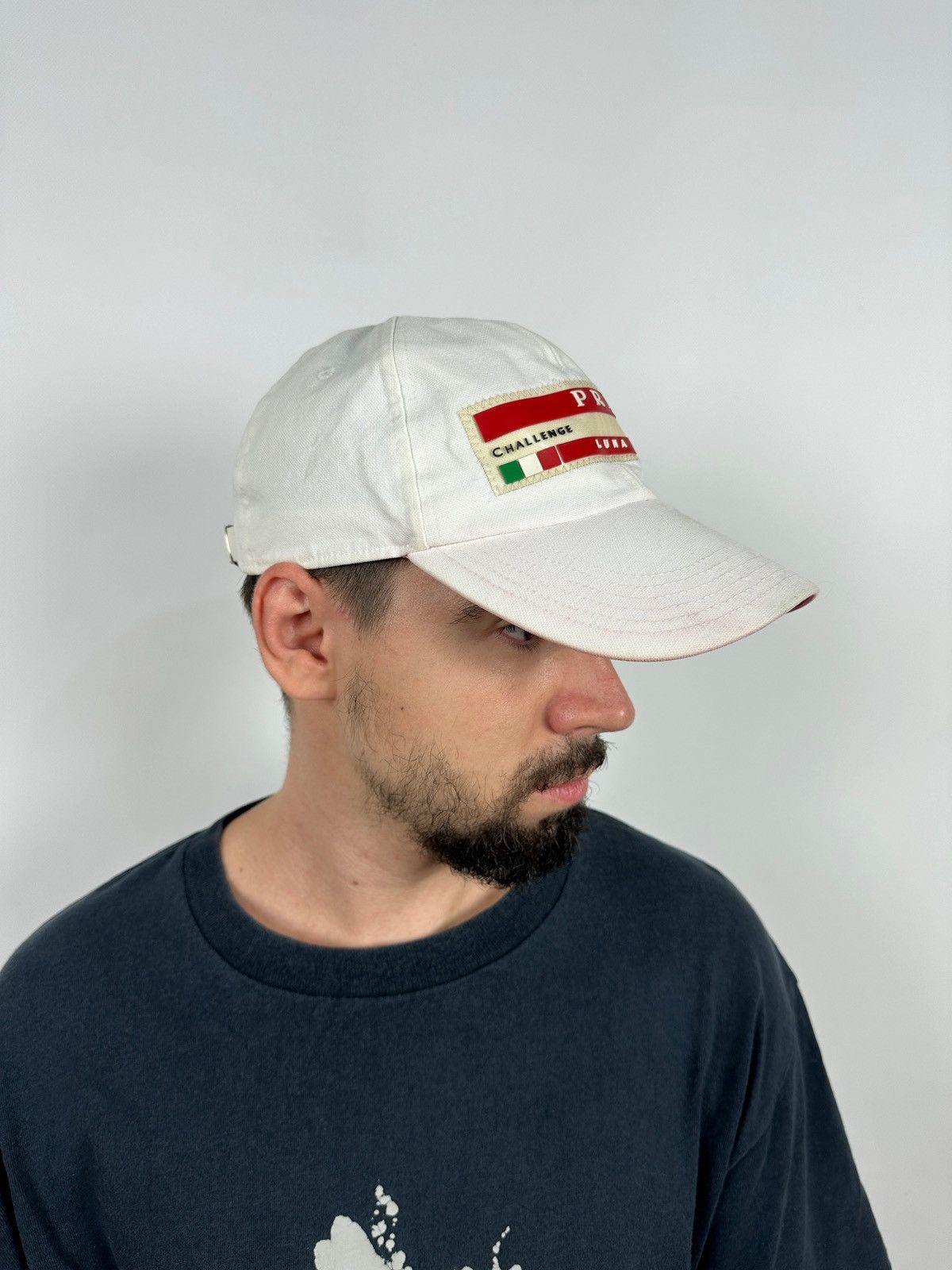 Prada 2003 Vintage Prada Luna Rossa Challenge White Cap Size ONE SIZE - 2 Thumbnail