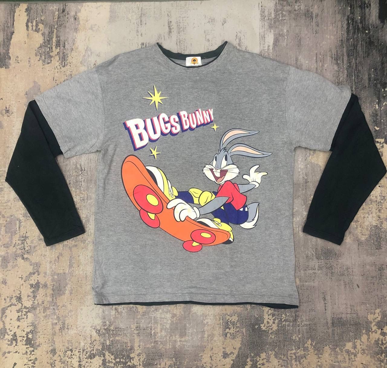 Vintage T543. BUGS BUNNY SKATE TEE Size US L / EU 52-54 / 3 - 1 Thumbnail