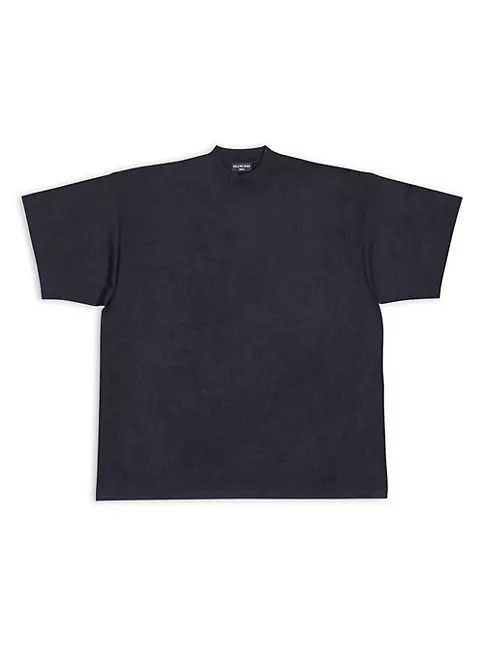 o1in1g1024 Tab T-Shirt Oversized in Overdyed Black
