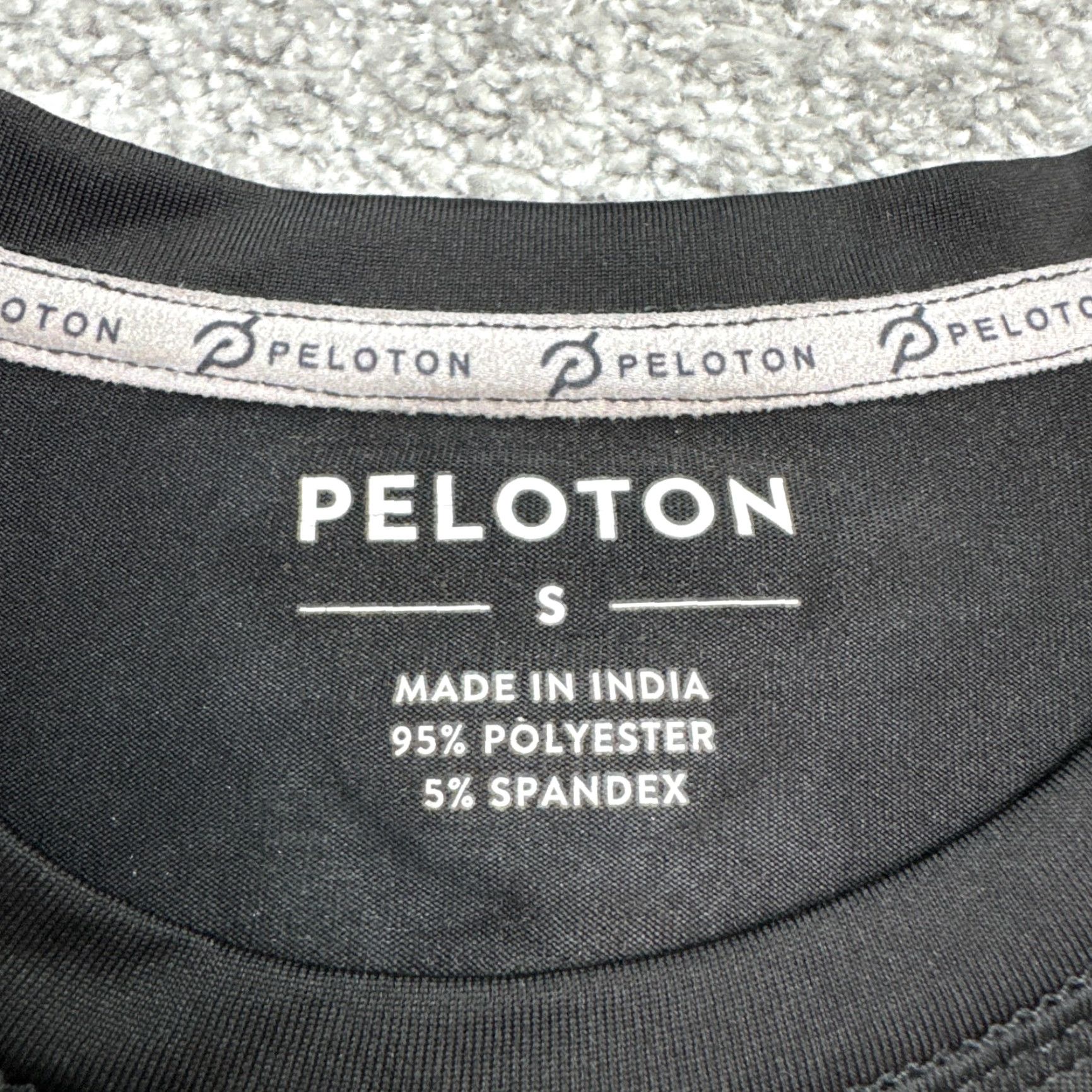 Vintage Peloton T-Shirt Mens Small Black Crew Neck Tee Shirt Short Sleeve Logo Basic All Seasons Activewear Sports Athleisure Shirt Size US S / EU 44-46 / 1 - 7 Thumbnail