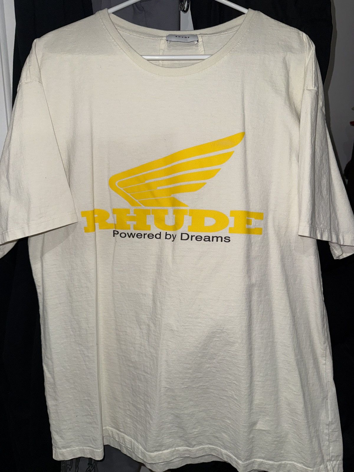 Rhude Rhude Oversized Rhonda “Powered by Dreams” Tee New Vintage Size US L / EU 52-54 / 3 - 9 Thumbnail