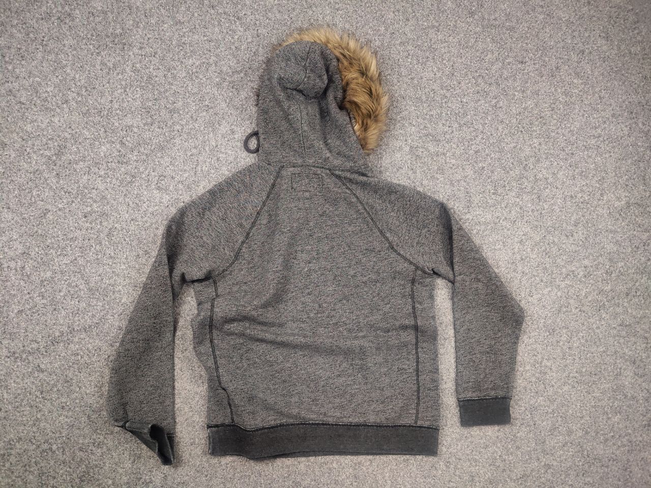 If Six Was Nine Vintage Abercrombie Logo Fur Hoodie Y2K if six was nine Size US L / EU 52-54 / 3 - 10 Thumbnail