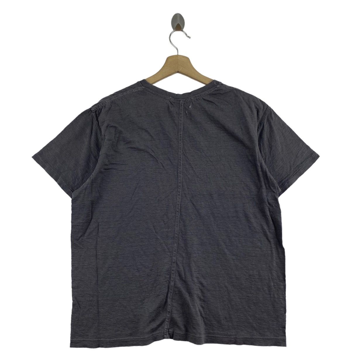 ADAM ET ROPE ADAM ET ROPE Flanders Linen Japan V-neck Style Plain Grey Size US M / EU 48-50 / 2 - 3 Thumbnail