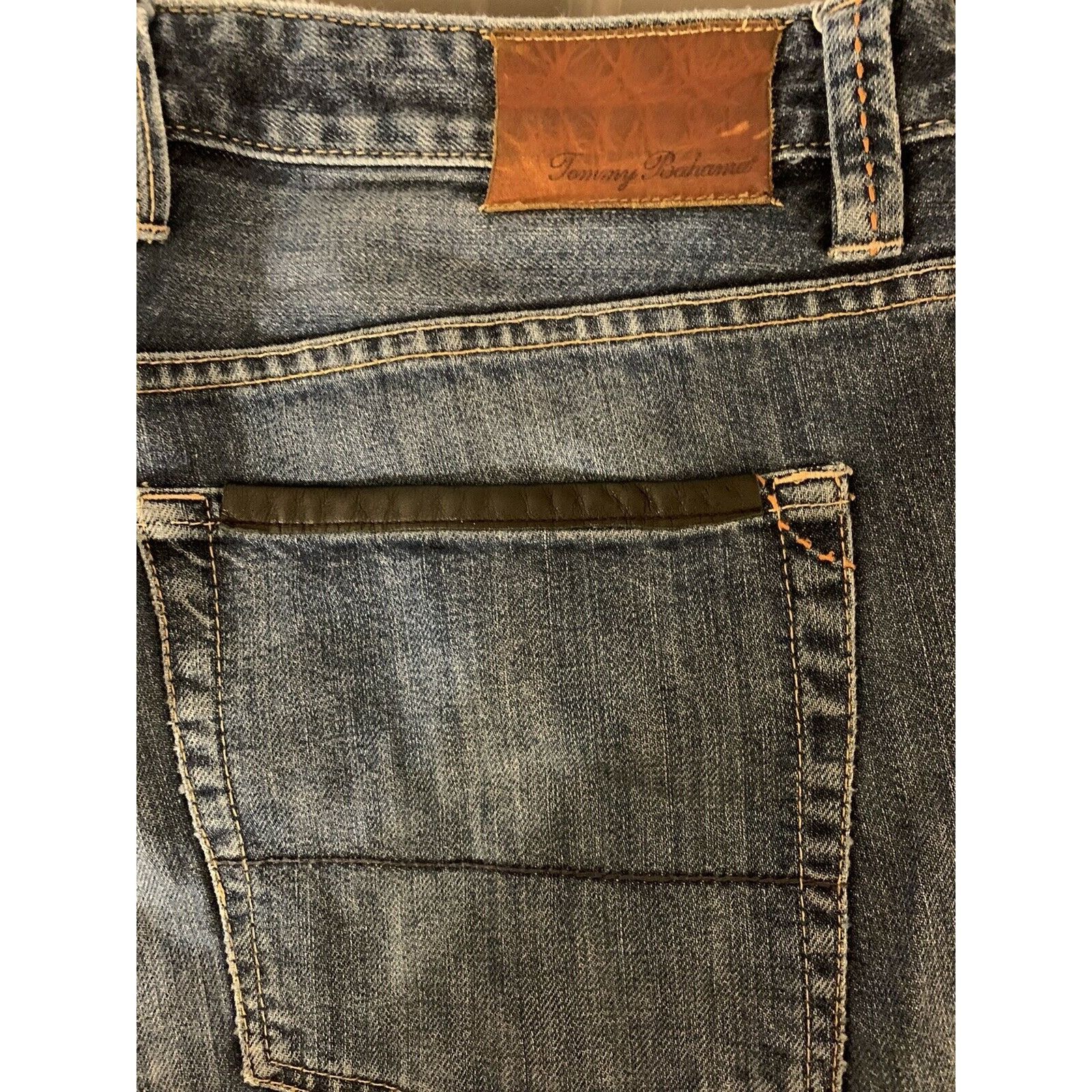 Tommy Bahama Tommy Bahama Jeans Standard 38 X 32 Leather Trim Pockets Size US 38 / EU 54 - 1 Thumbnail