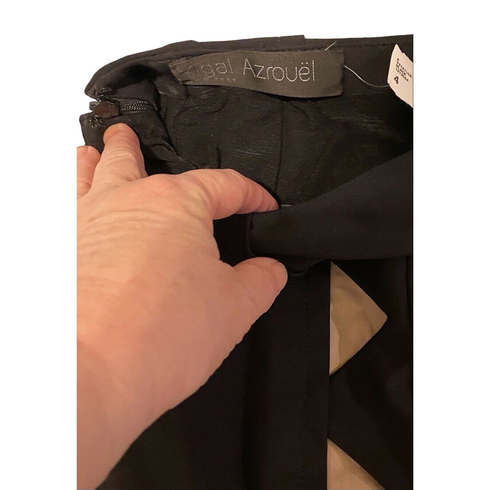 Yigal Azrouel $630 NWT VTG Yigal Azrouel 4 Mini Skirt Black Bodycon Pencil Size 27" / US 4 / IT 40 - 4 Thumbnail
