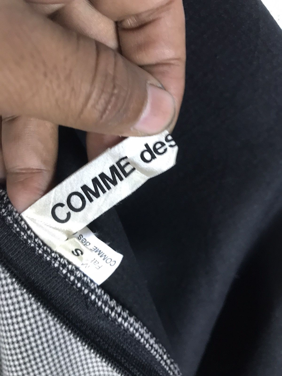 Comme des Garcons AD2013 Comme des Garçons Houndstooth Wool Sculptural Tabard Size S / US 4 / IT 40 - 11 Thumbnail