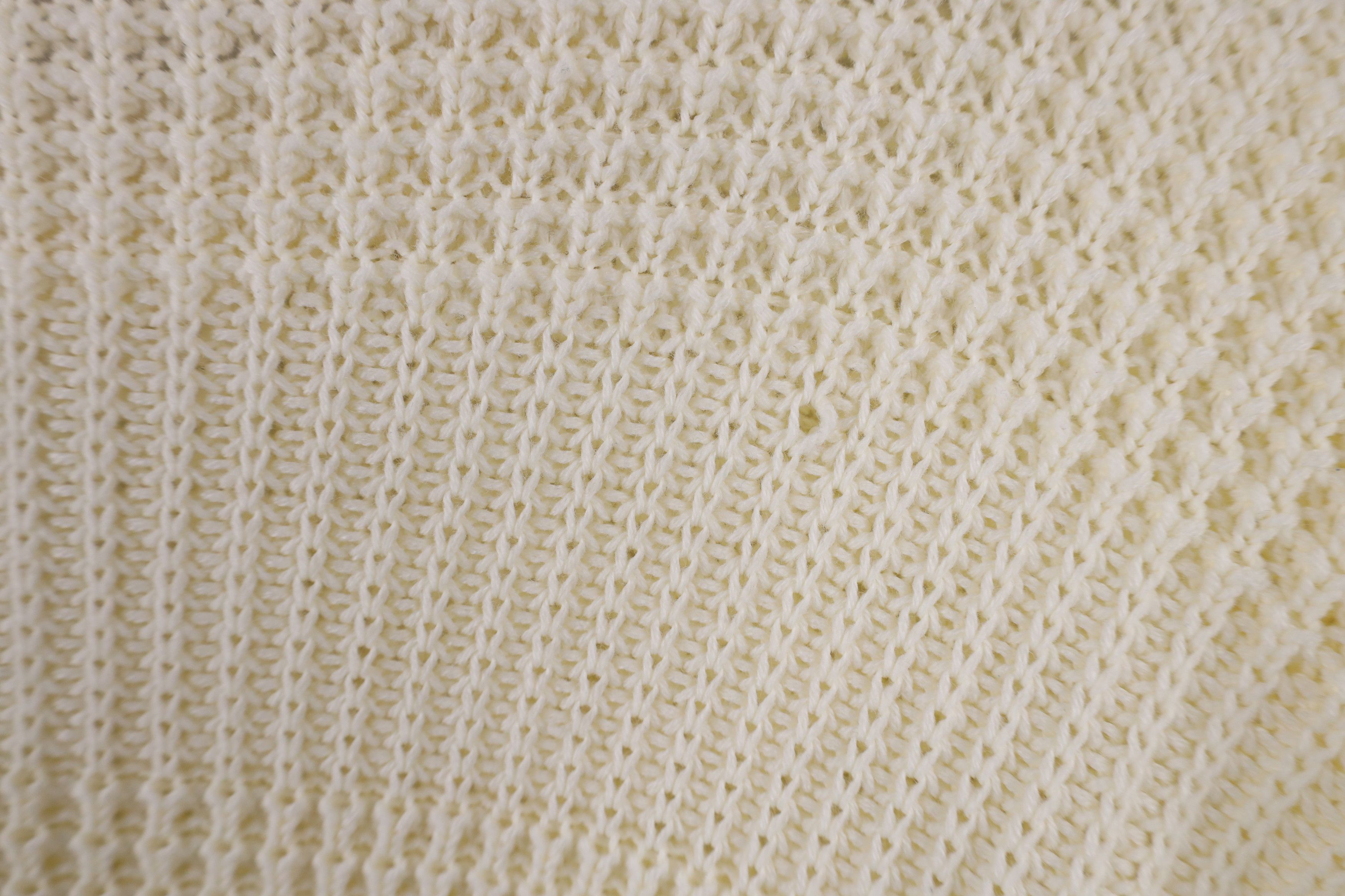 Vintage Vintage 90s Streetwear Blank Chunky Ribbed Knit Sweater Size US L / EU 52-54 / 3 - 10 Thumbnail