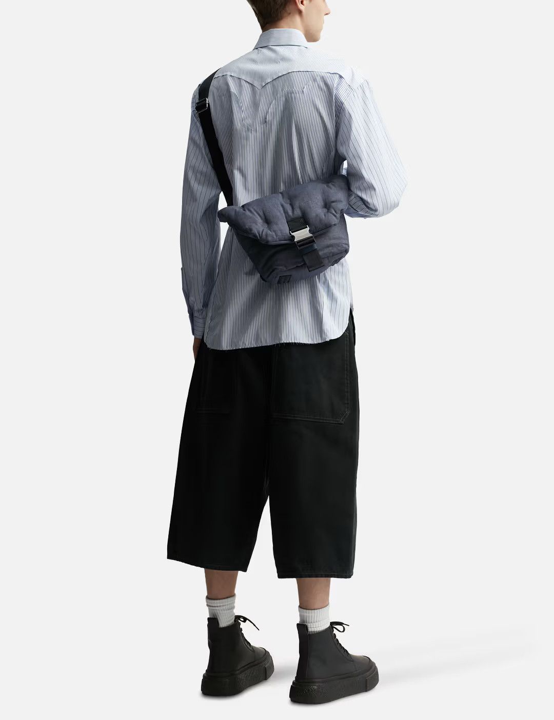 Maison Margiela o1w1db10825 Size: OS / Glam Slam Cycle Messenger Bag in Grey Size ONE SIZE - 5 Thumbnail