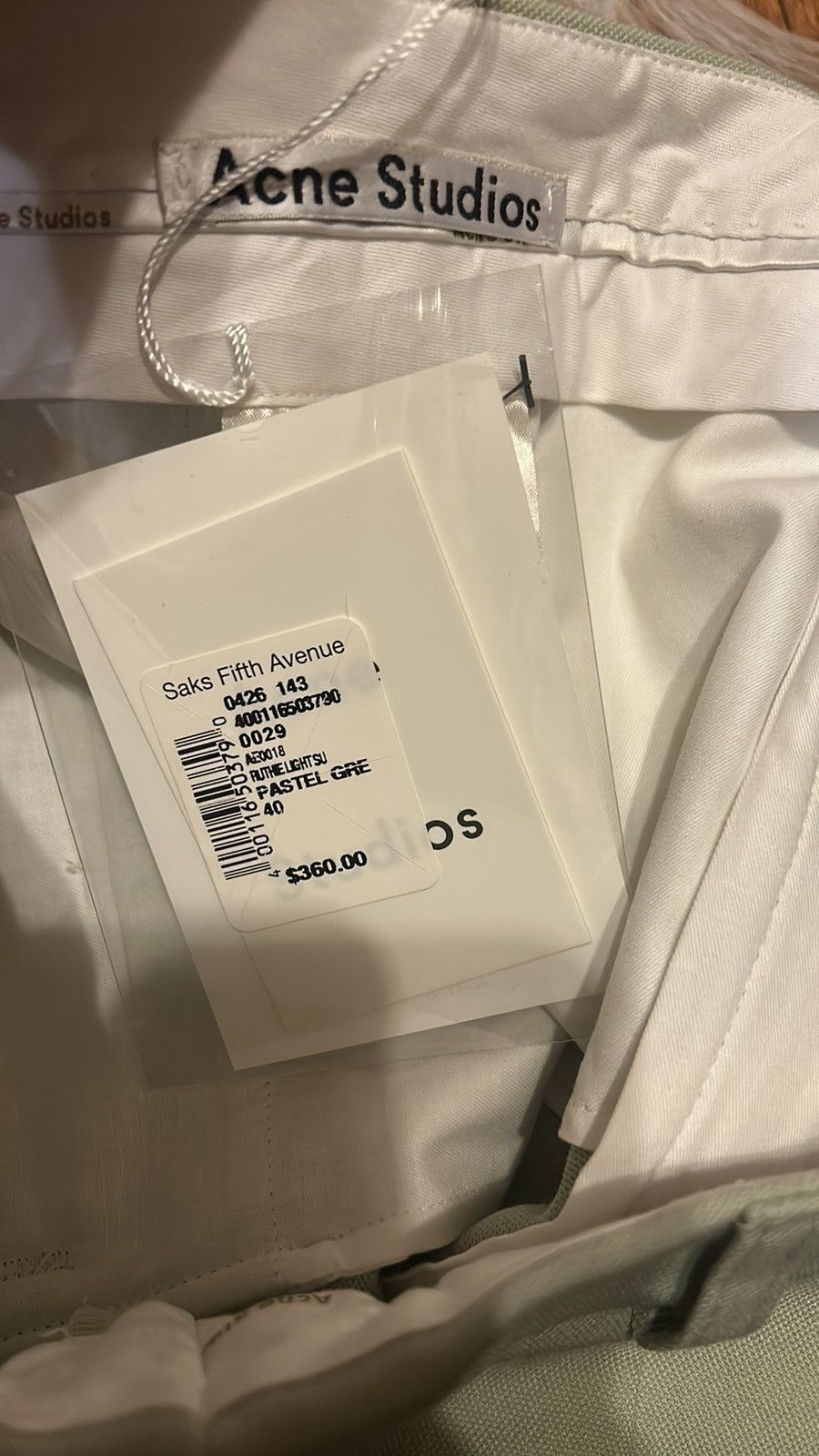 Acne Studios Acne Studios Light Green Pastel Green Bermuda Shorts size 40 Size 30" / US 8 / IT 44 - 5 Thumbnail