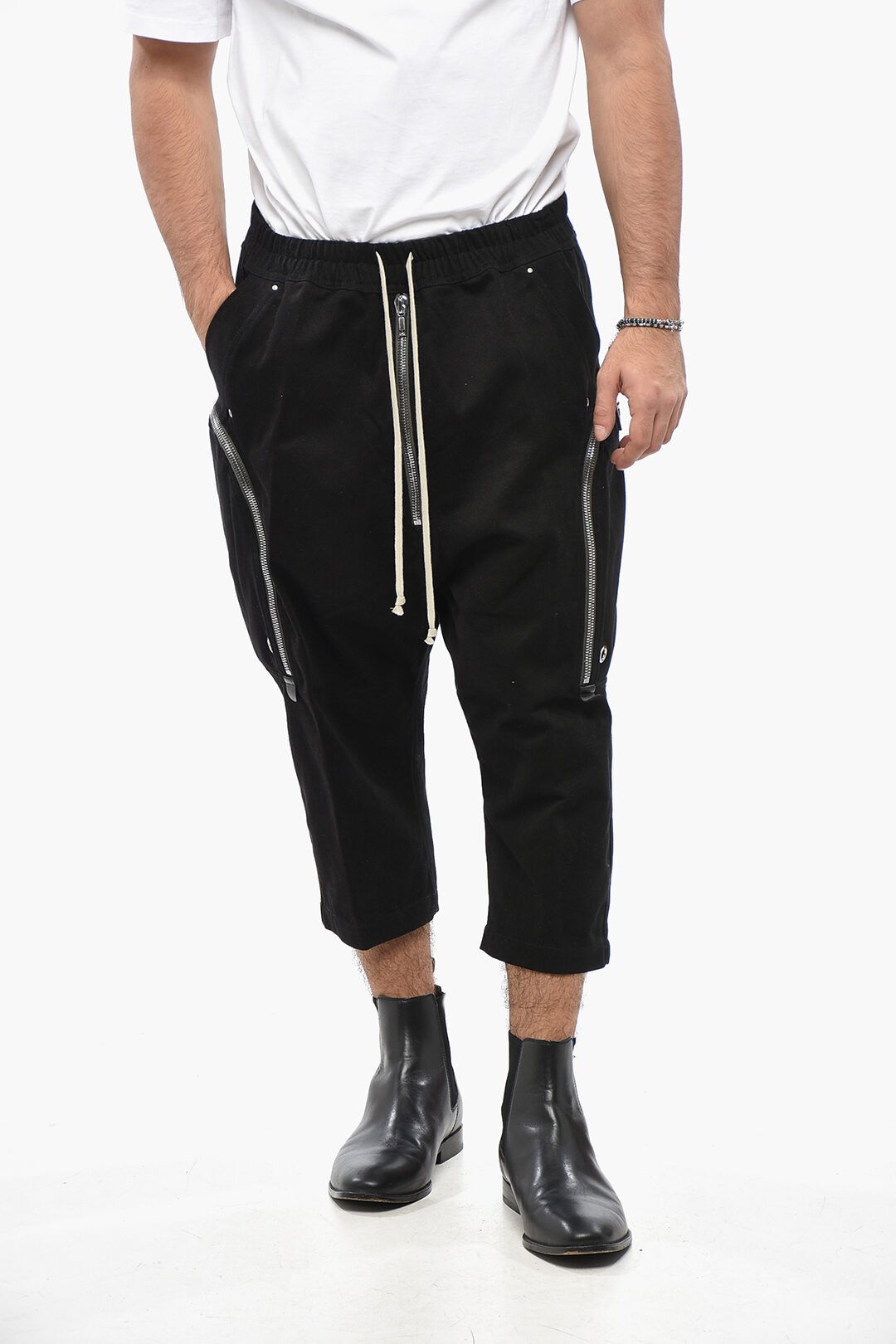 Rick Owens og1mm1025 Cargo Pant in Black Size US 34 / EU 50 - 1 Thumbnail