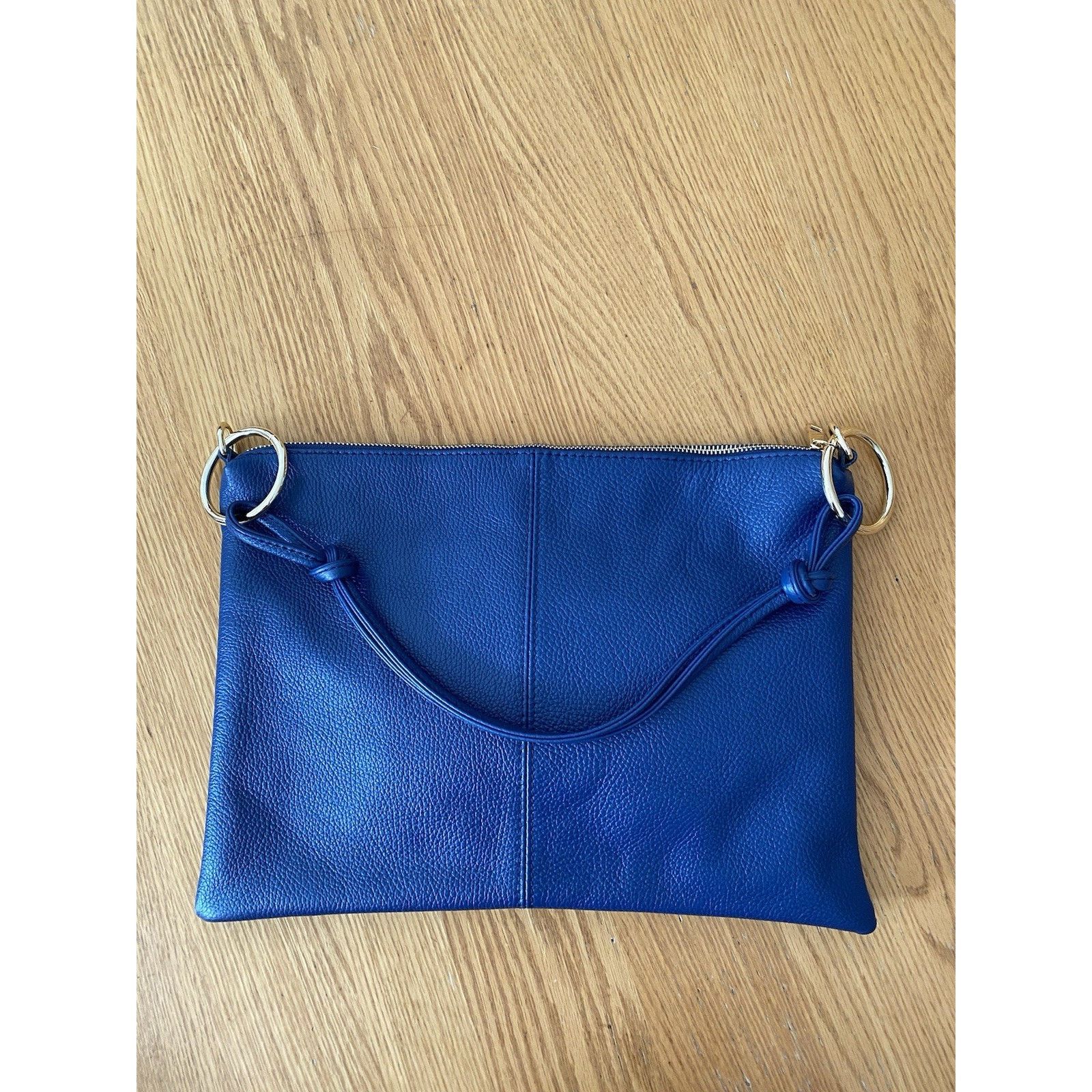 Other Italian made leather blue handbag,New, by Borse in Pelle Size ONE SIZE - 2 Thumbnail