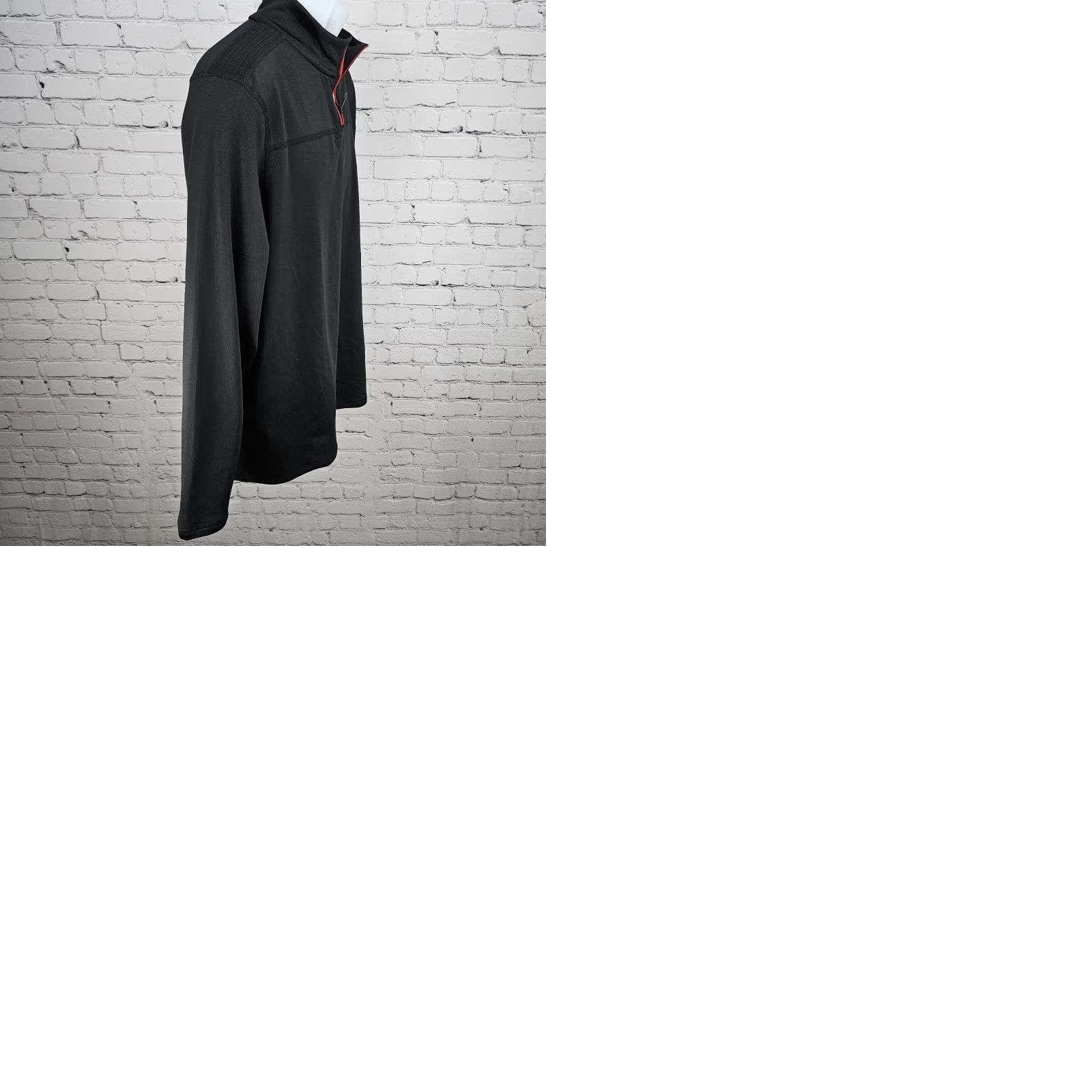 Spyder Spyder Jacket Mens L Black ProWeb 1/4 Zip Pullover Lightweight Stand-Up Collar Zipless? (note: avoid extraneous) Size US L / EU 52-54 / 3 - 9 Thumbnail